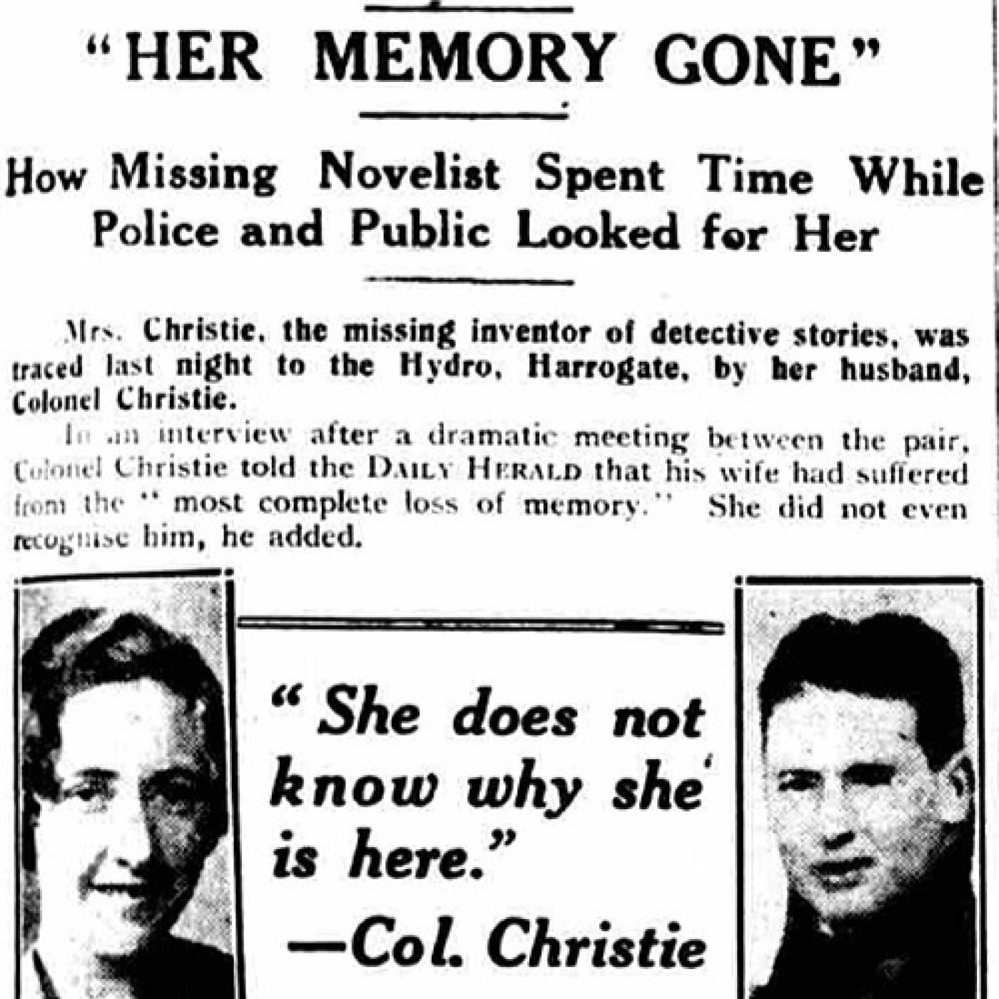 Agatha Christie 1926 - Episodio exclusivo para mecenas episode artwork