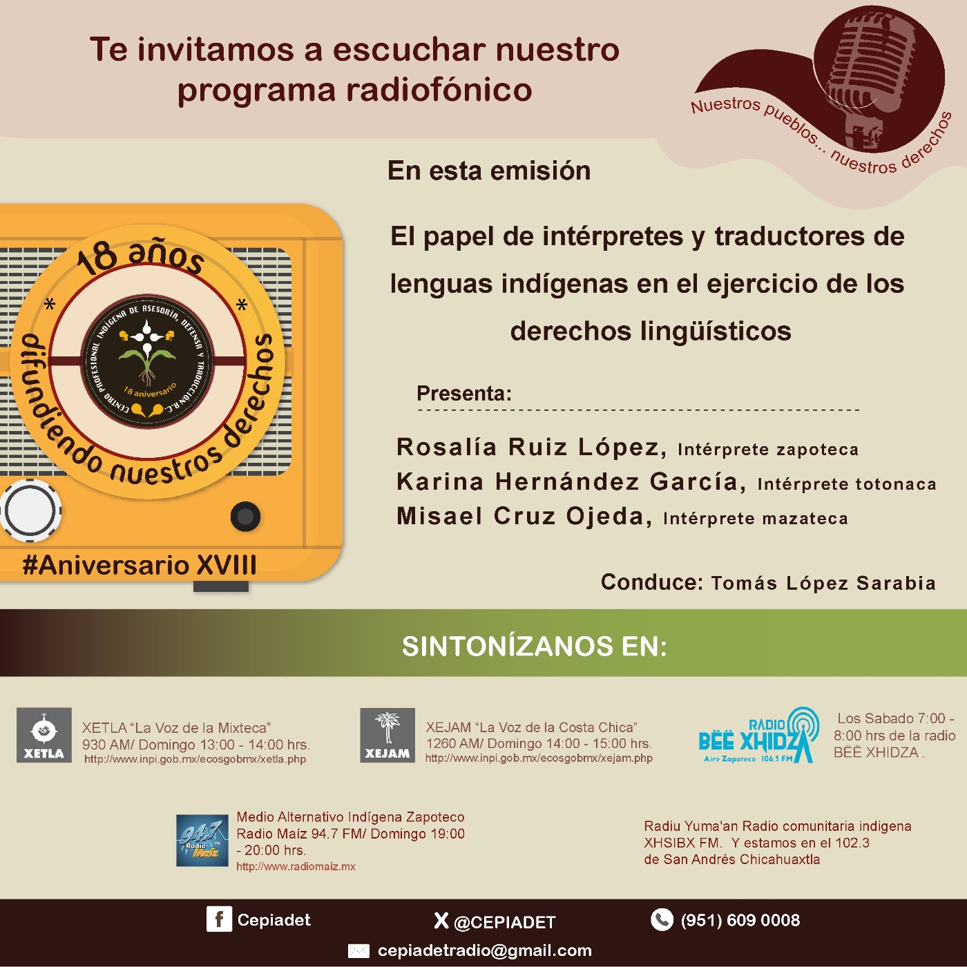 Nuestros Pueblos...Nuestros Derechos