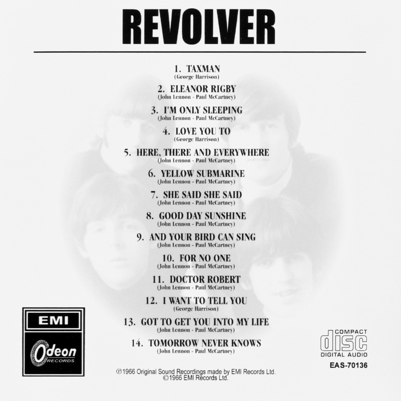 The Beatles Revolver Full Album Stereo Remastered Classic Rock By