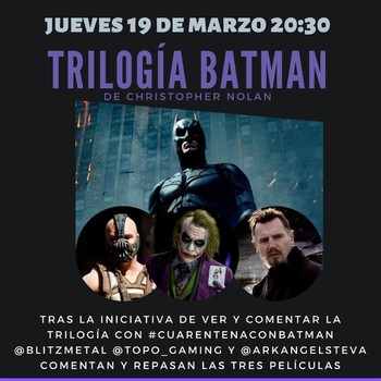 2x09 Trilogía Batman de Christopher Nolan - Charlando de cine - Podcast en  iVoox