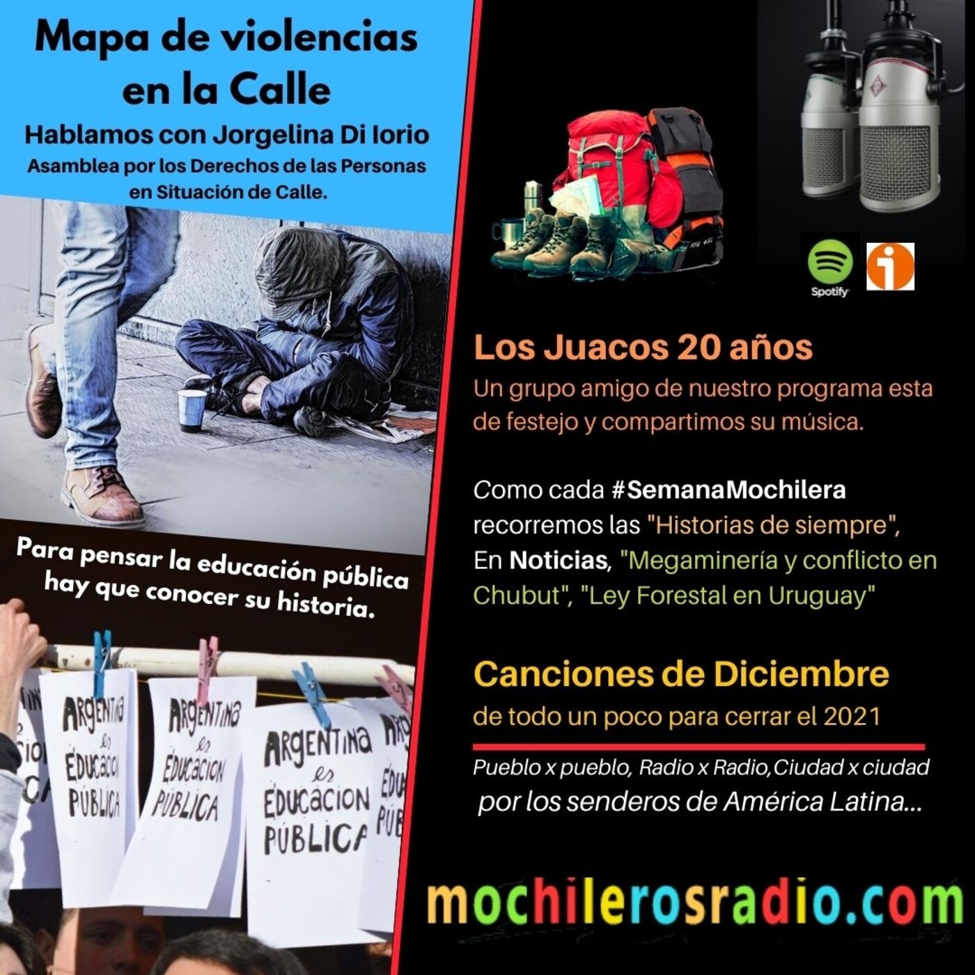 Mochileros 282 - 17 de Diciembre 2021 episode artwork