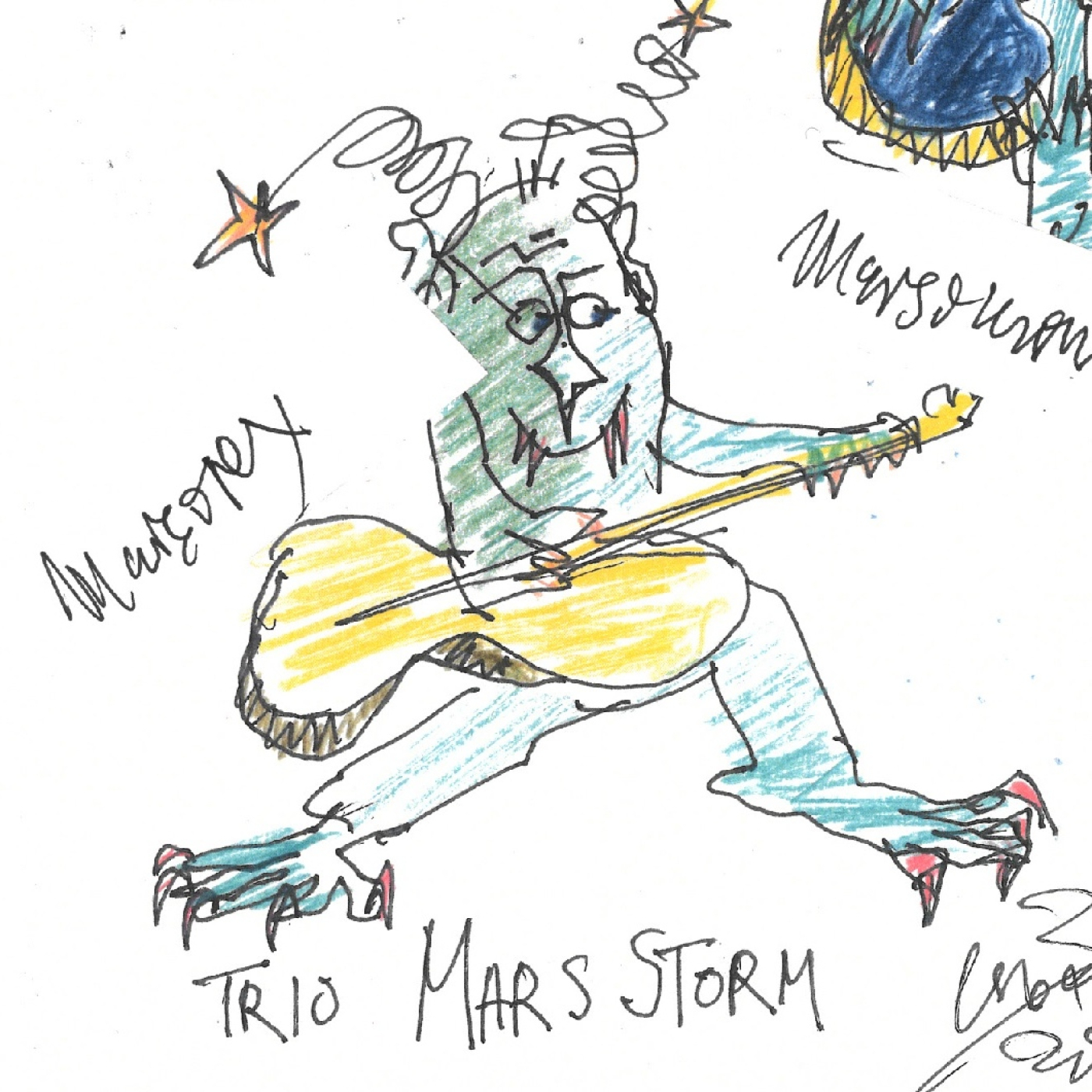 Marcianos que nos tocan las guitarras