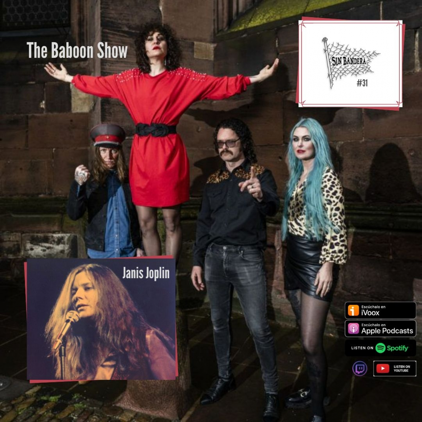 #31 The Baboon Show // Janis Joplin episode artwork