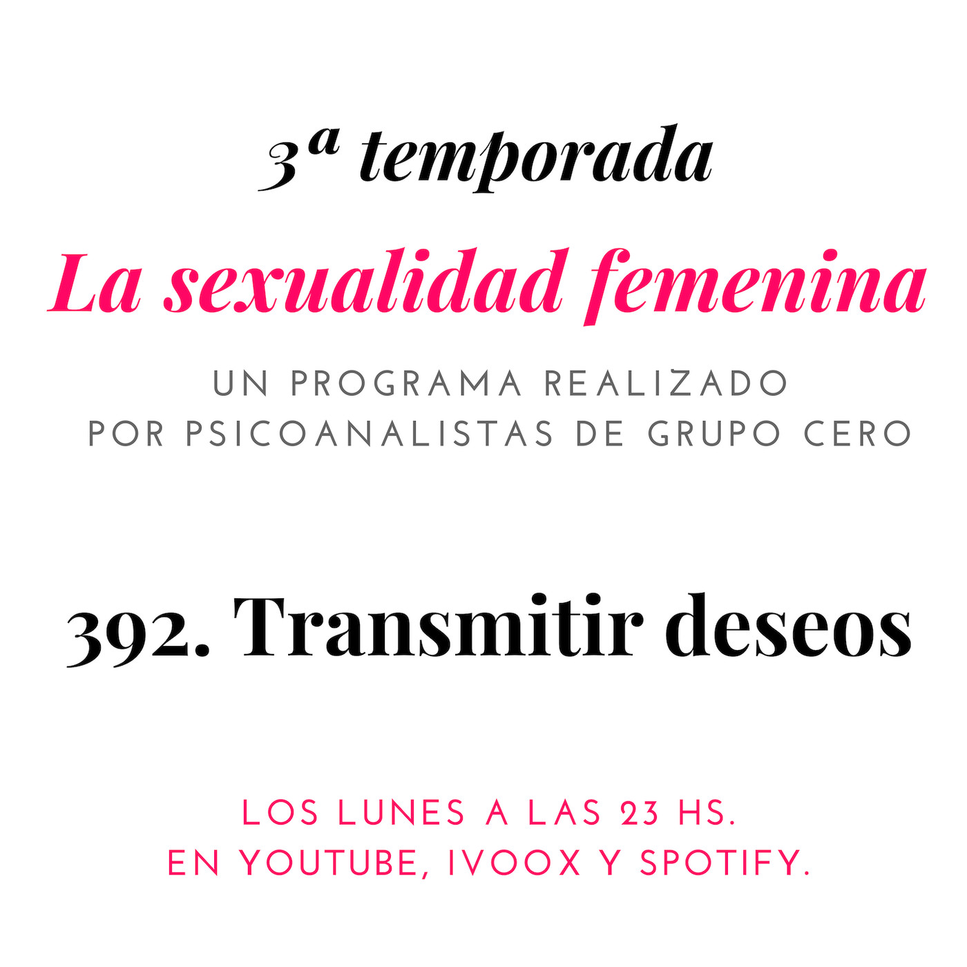 La sexualidad femenina radio.