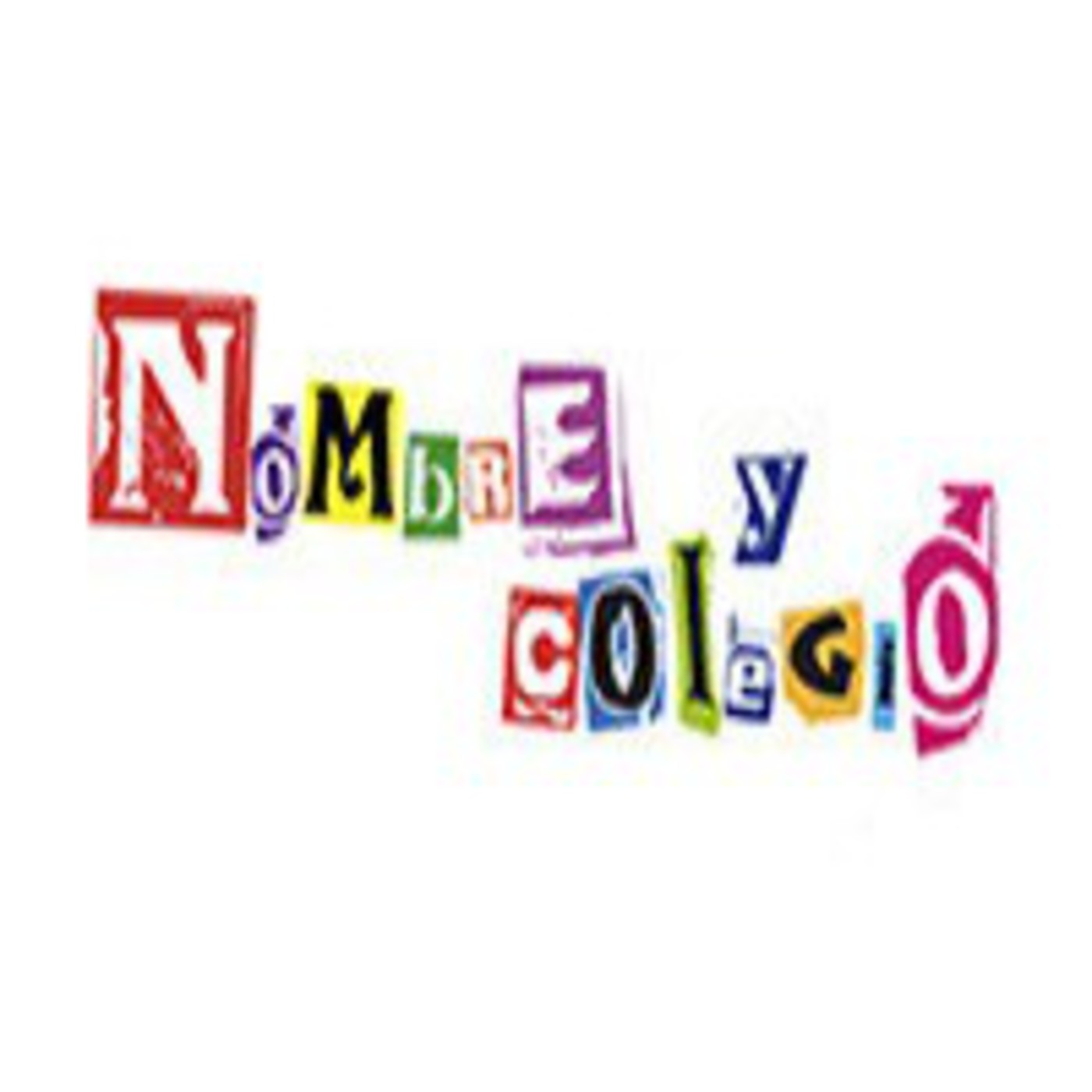 Nombre y Colegio