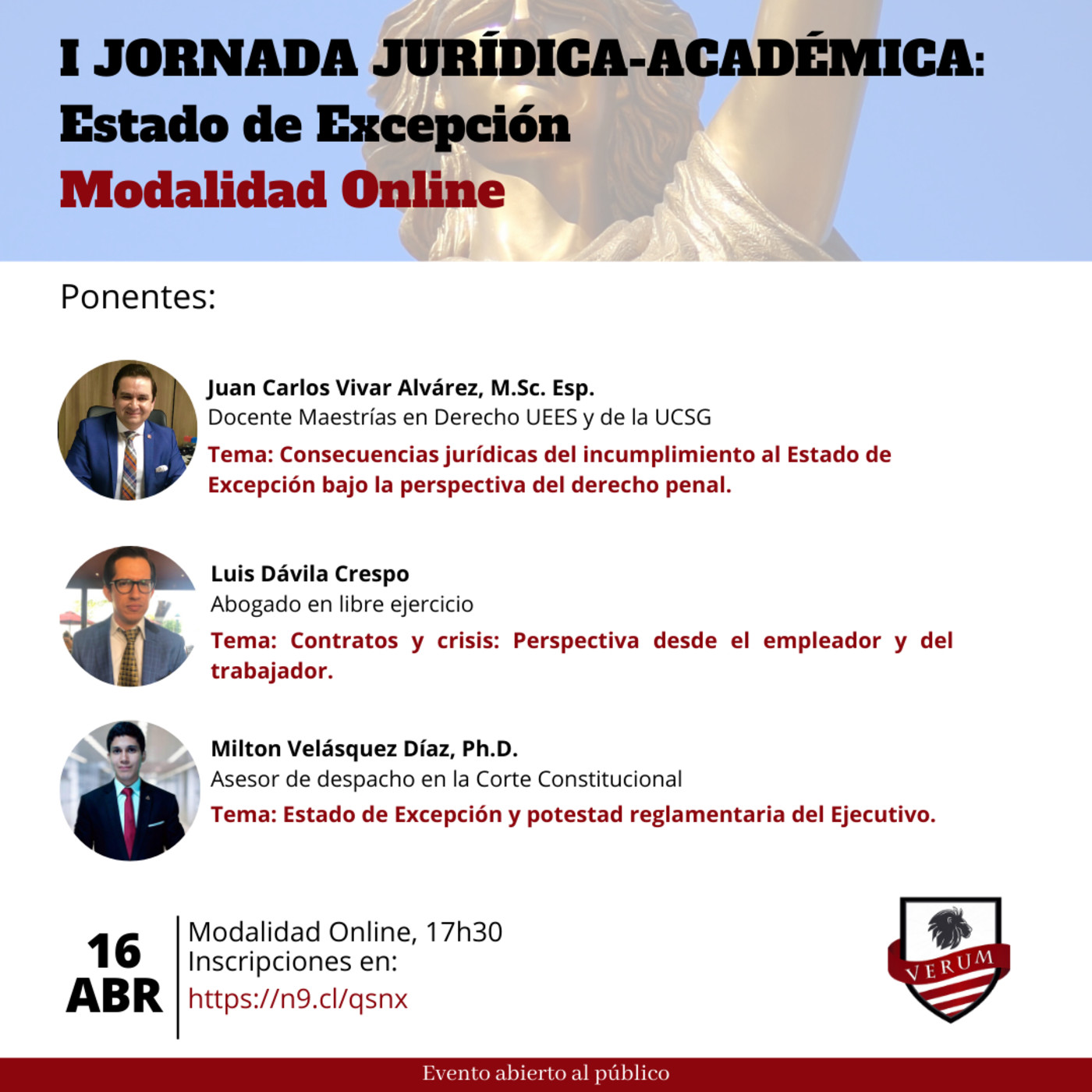 Eventos Jurídicos-Académicos