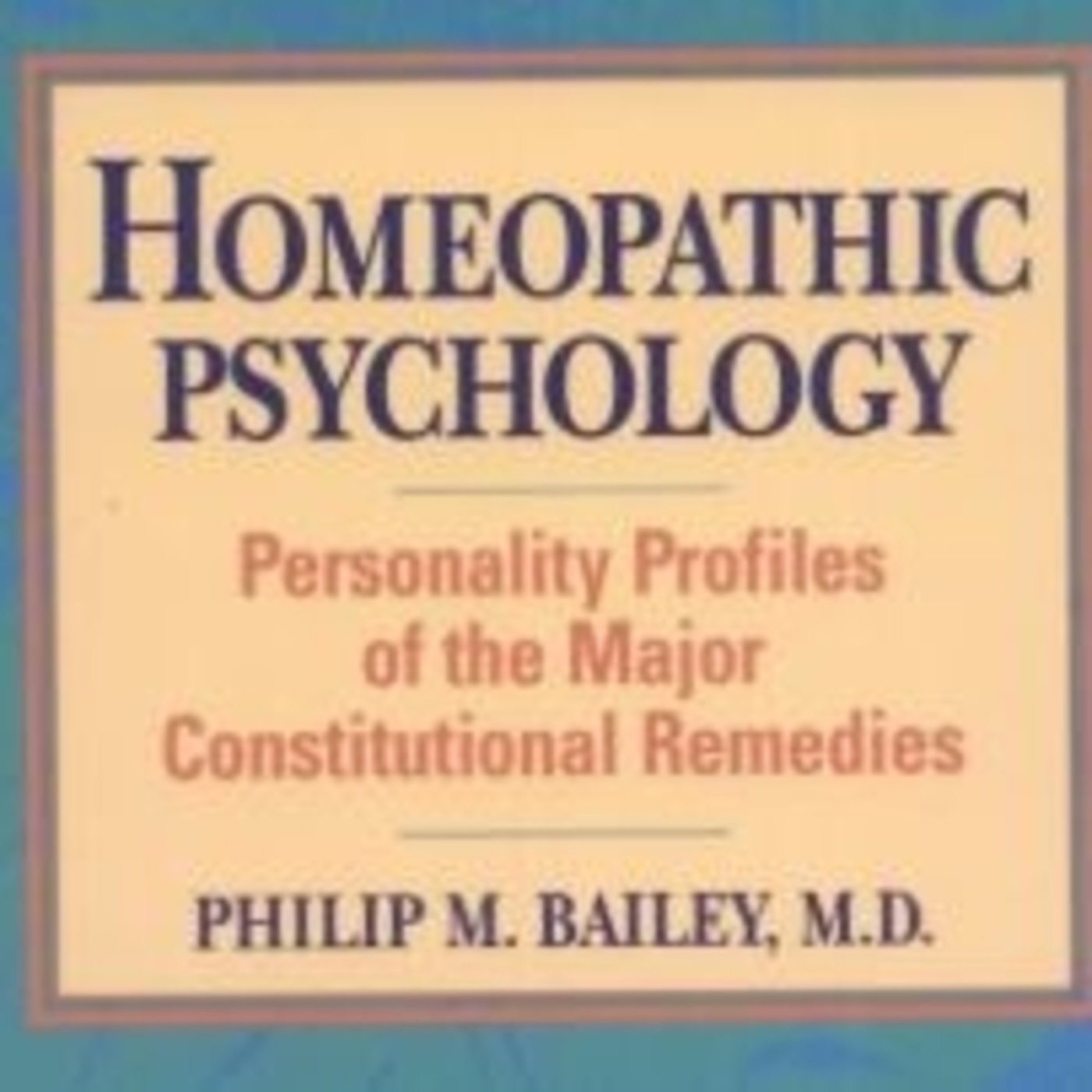 PSICOLOGIA HOMEOPATICA BAILEY