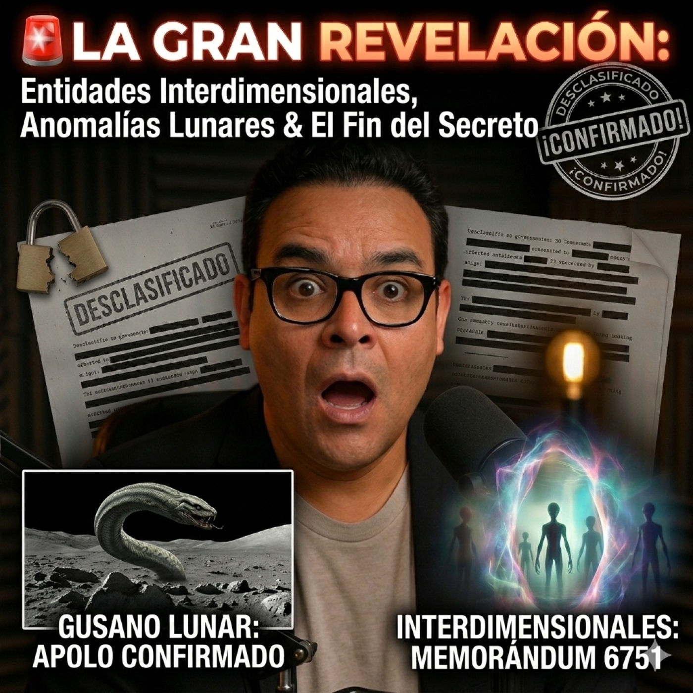 LA GRAN REVELACIÓN: Entidades Interdimensionales, Anomalías Lunares y el Fin del Secreto