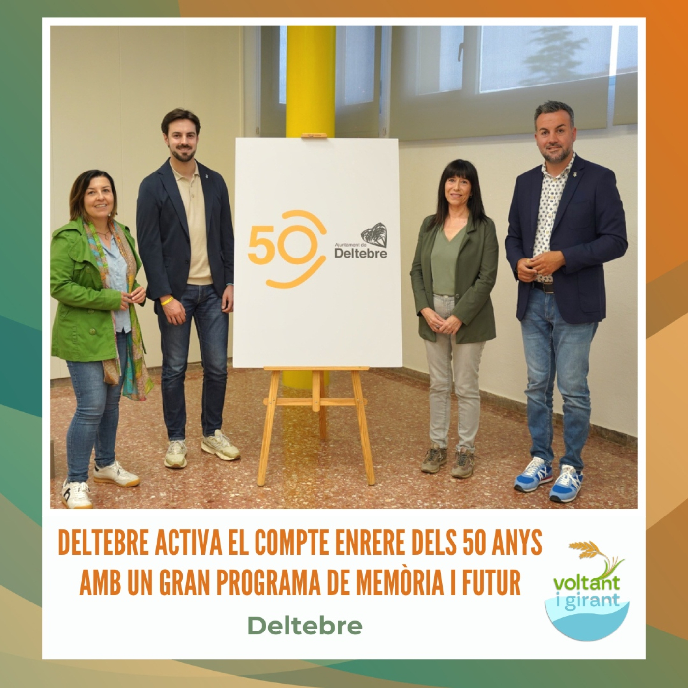 Deltebre activa el compte enrere dels 50 anys amb un gran programa de memòria i futur episode artwork
