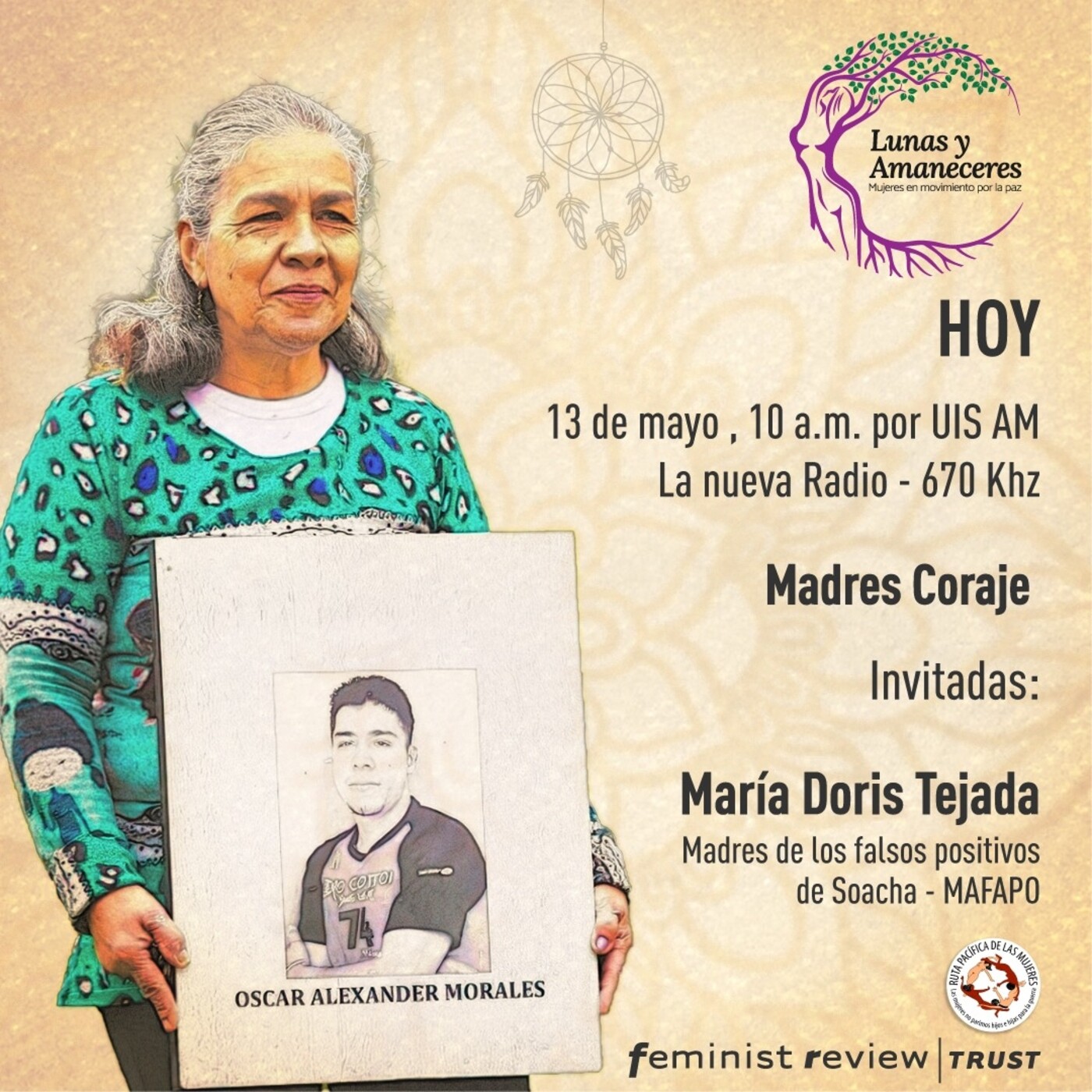 Lunas y Amaneceres, Mujeres en Movimiento X la Paz