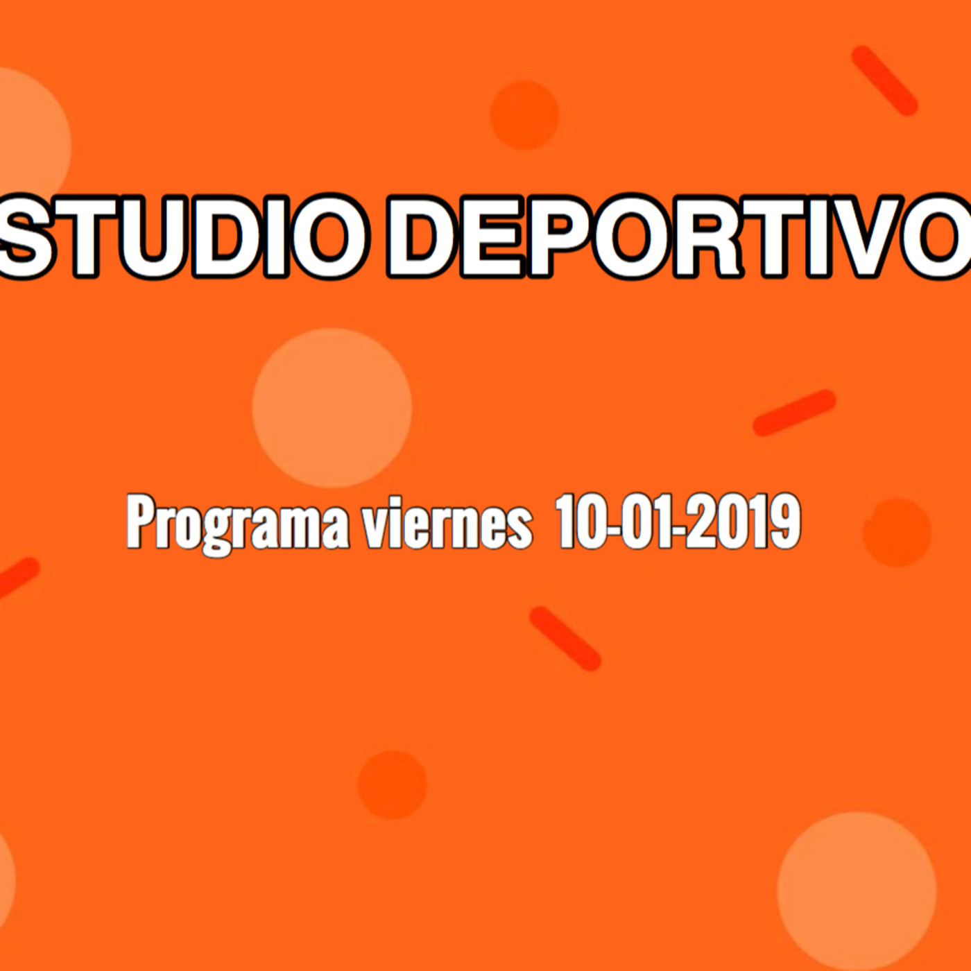 10-01-2020 STUDIO DEPORTIVO