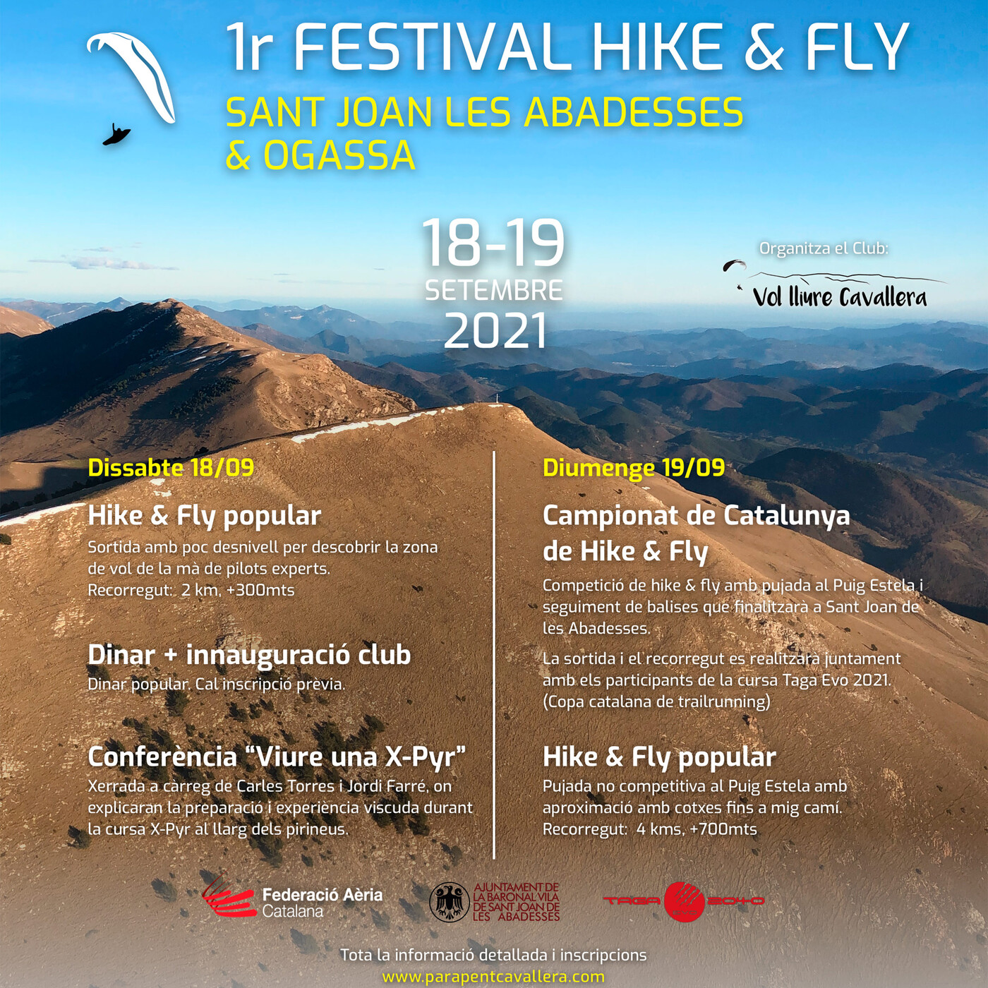 El 1r Festival de Hike & Fly omplirà de parapents el cel d'Ogassa i Sant Joan episode artwork