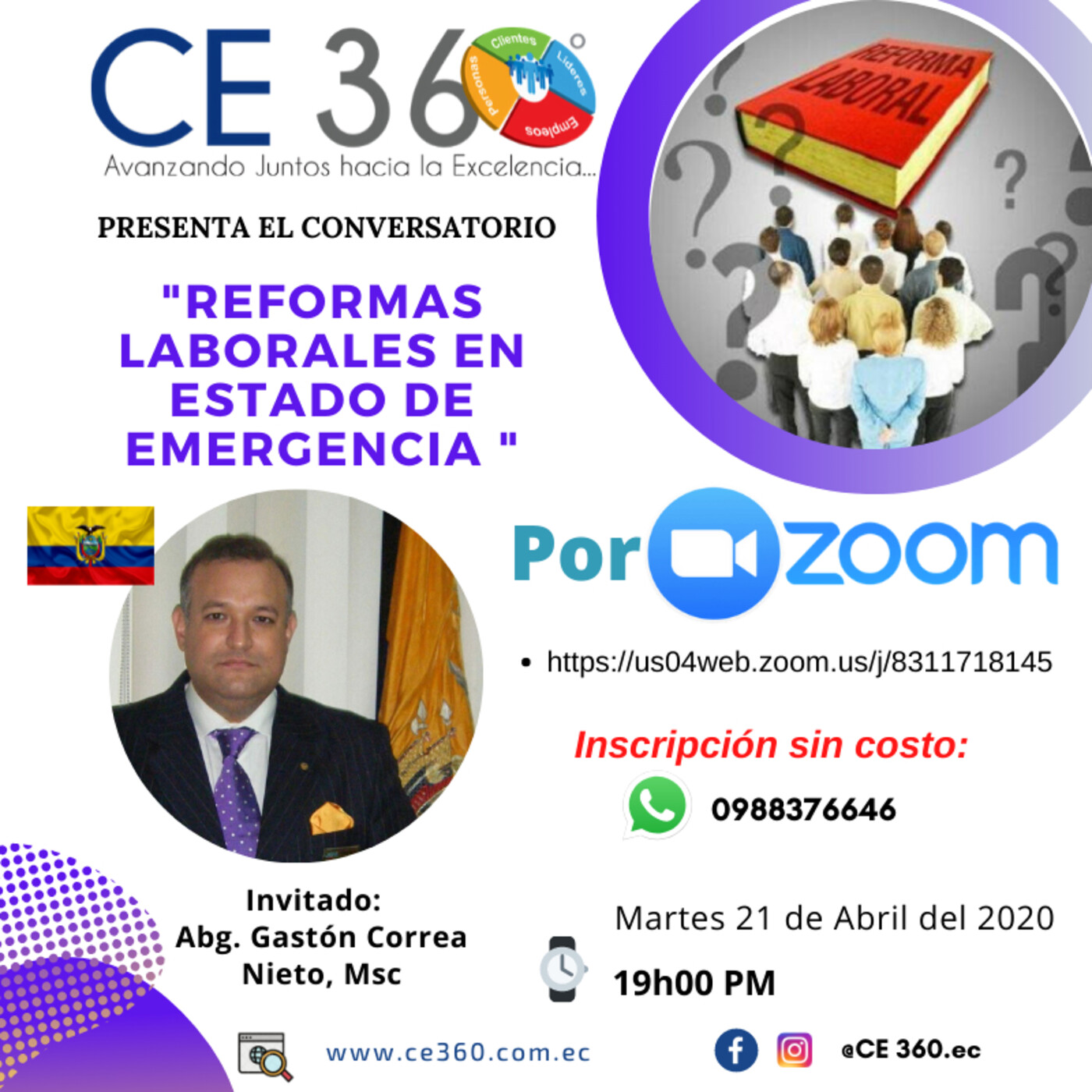Webinars hacia la Comunidad