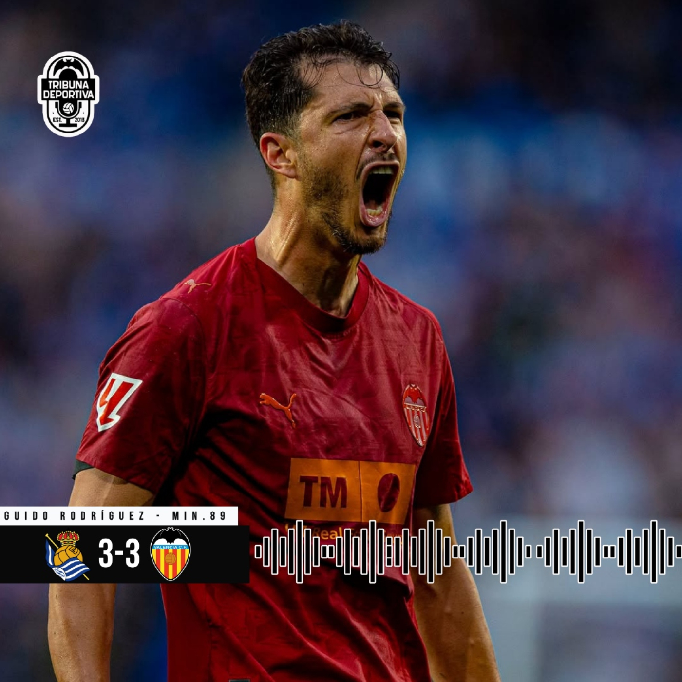 GOL | Guido Rodríguez Real Sociedad 3 - 3 Valencia CF J37
