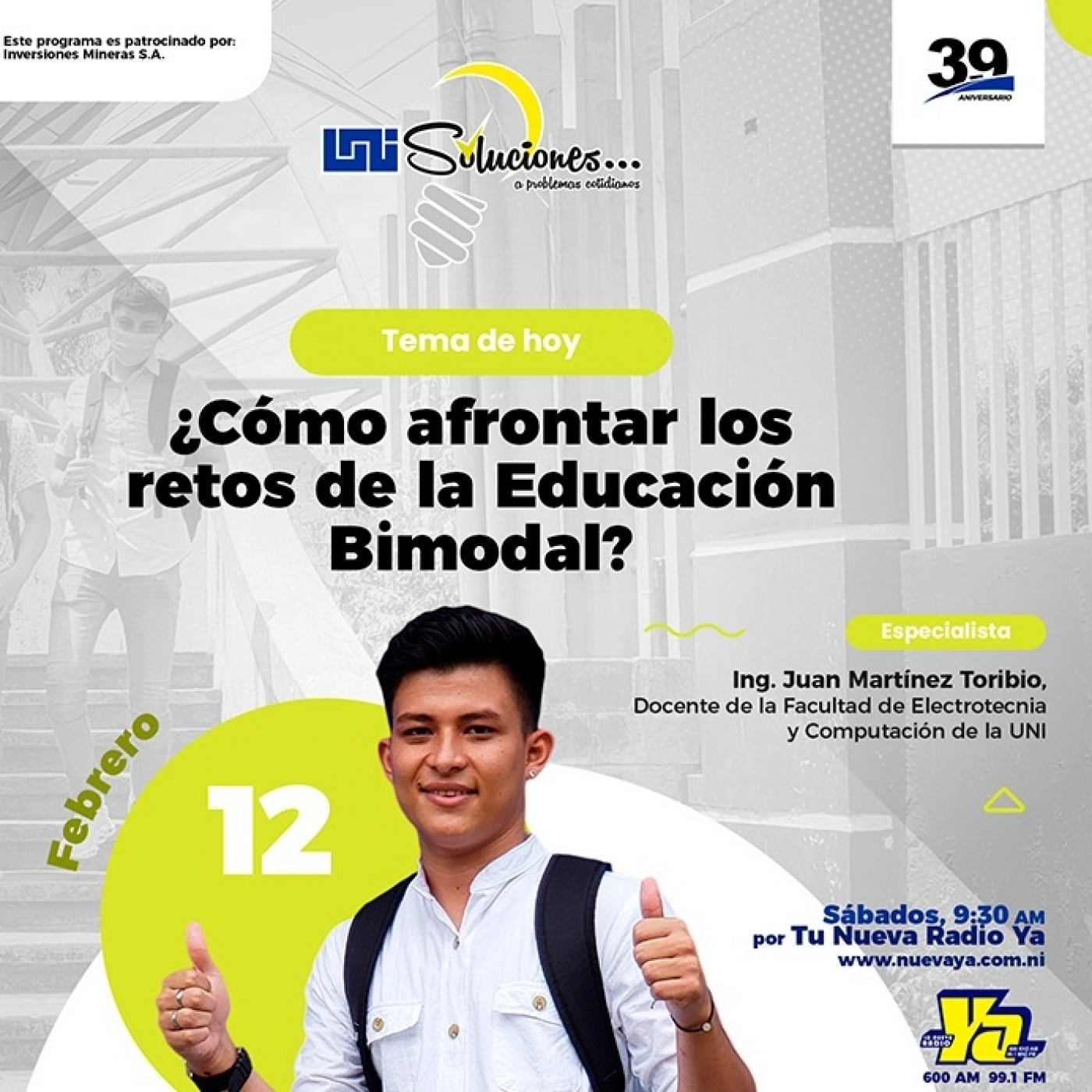 UNI Soluciones #415 - 12 de febrero 2022 - Como afrontar los retos de la educación bimodal. episode artwork
