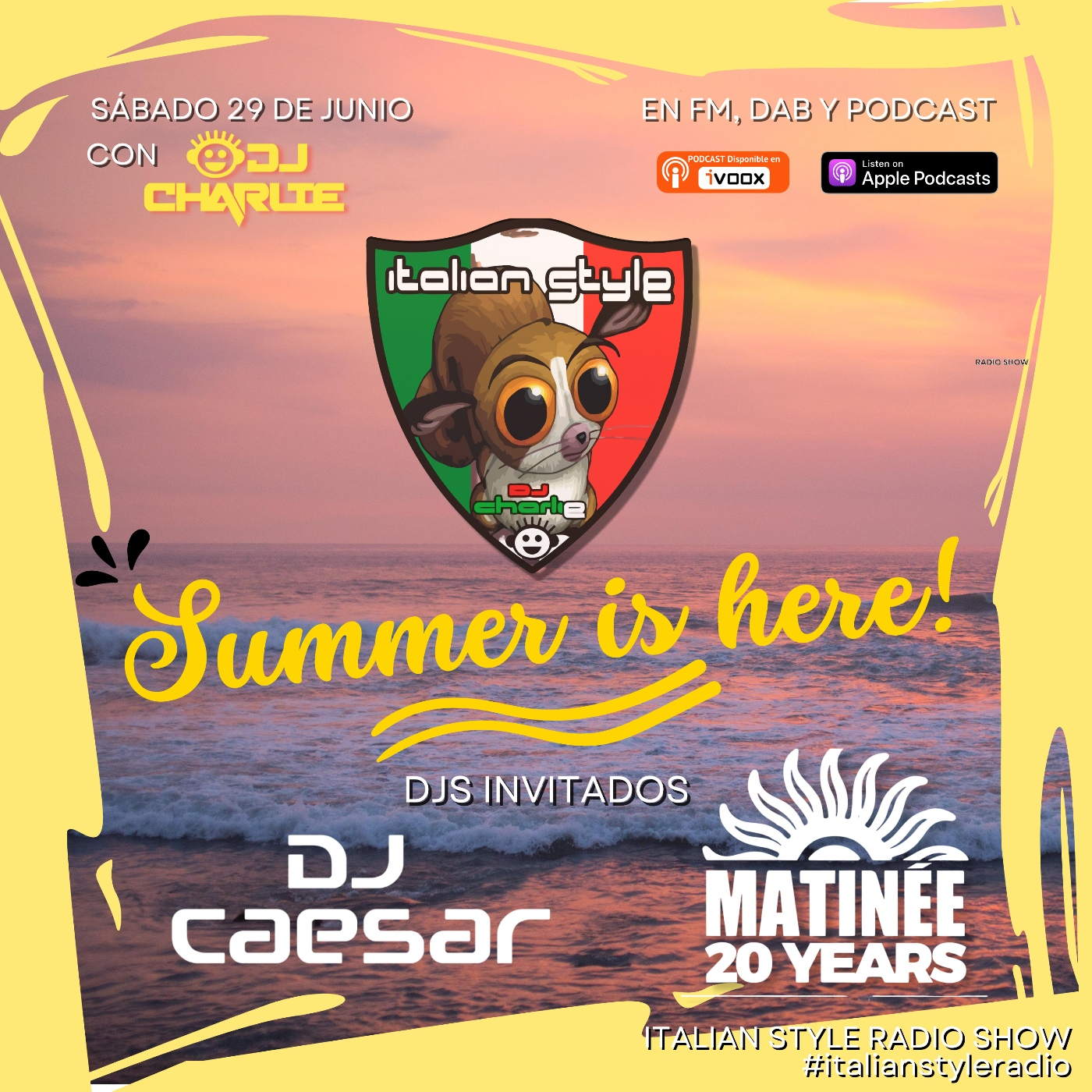 ITALIAN STYLE radio show 940 29-06-2024 episode artwork