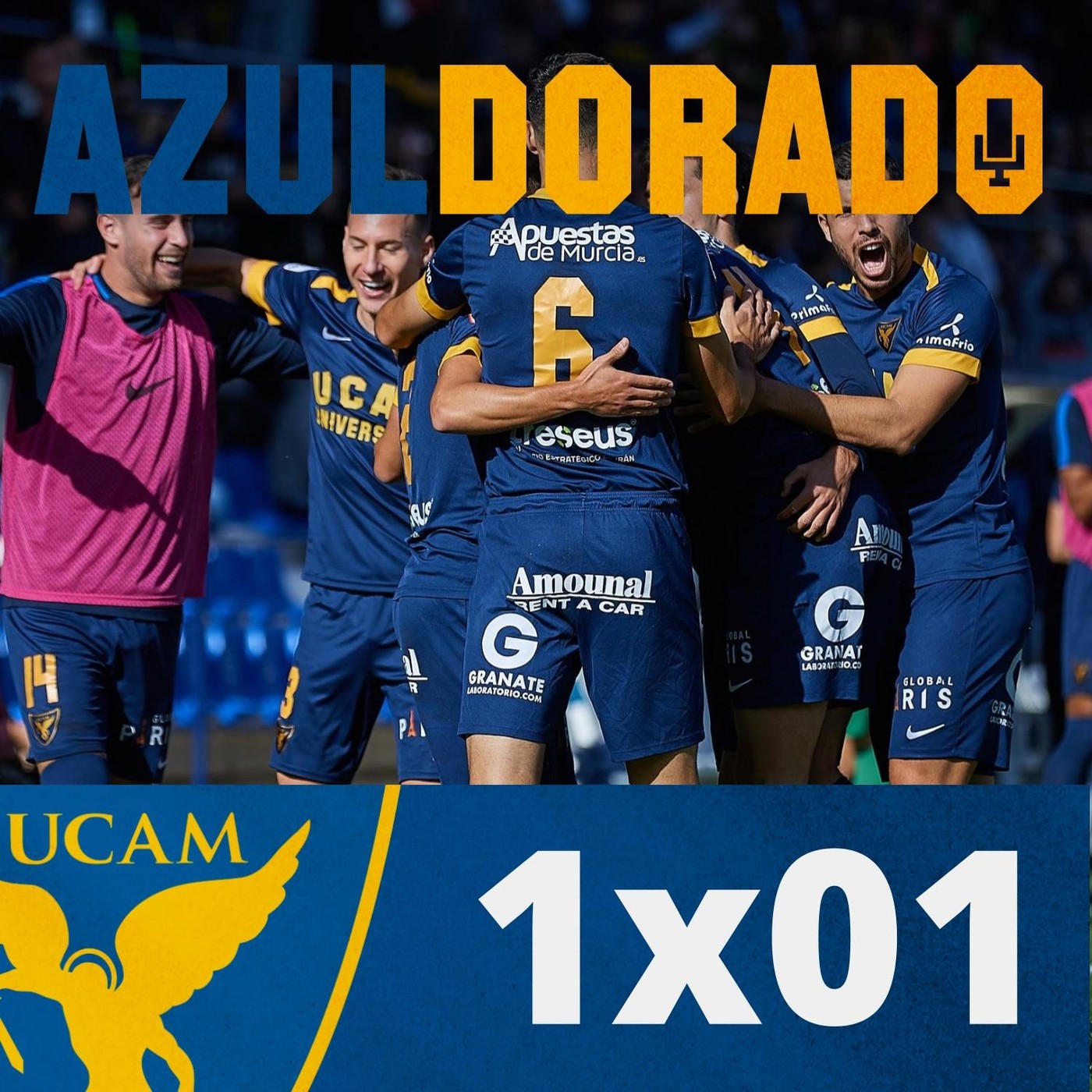 Azul y Dorado