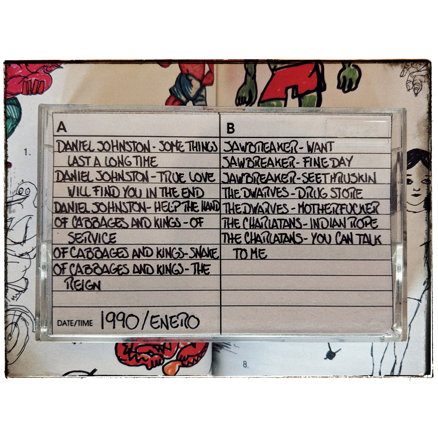 TDK 90s - S01E01 - Enero 1990 (Daniel Johnston - Jawbreaker - The Charlatans) episode artwork