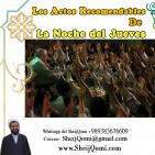 Los actos recomendables de la noche del Jueves