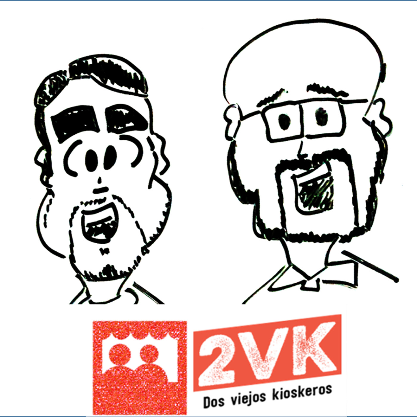 Dos viejos kioskeros