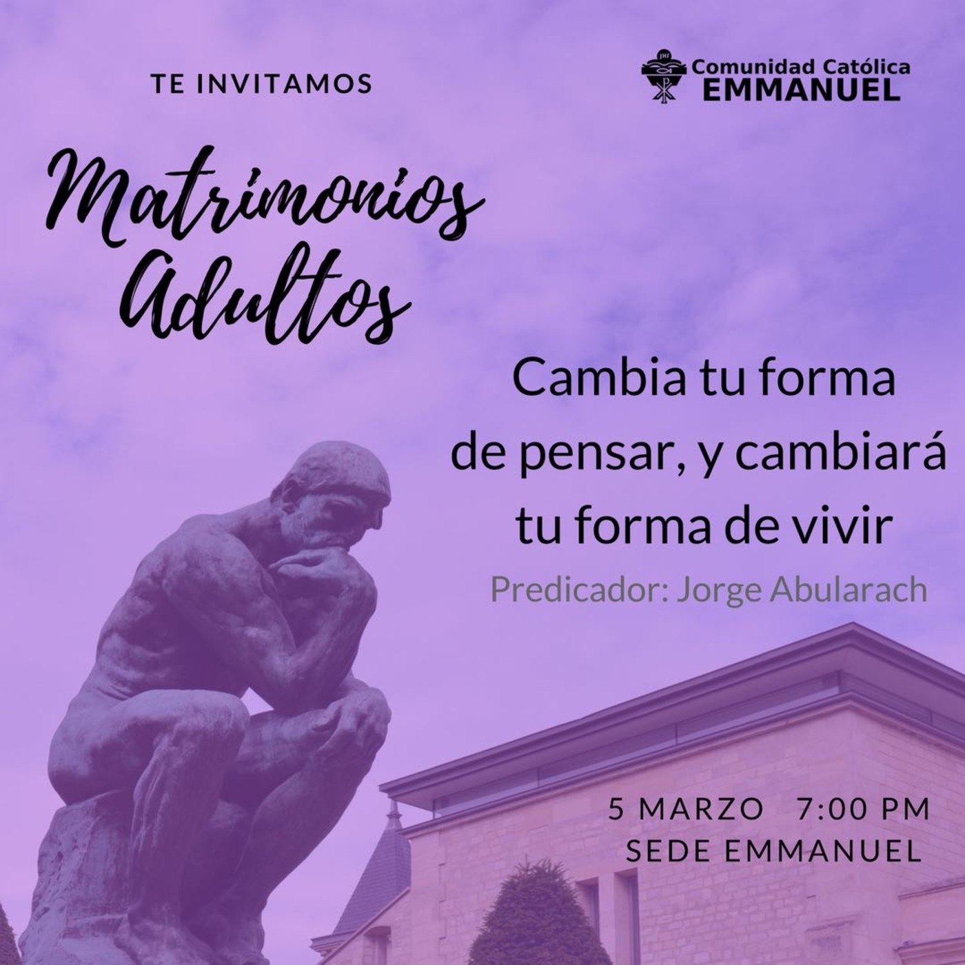 Grupo parejas adultas, Comunidad Católica Emmanuel