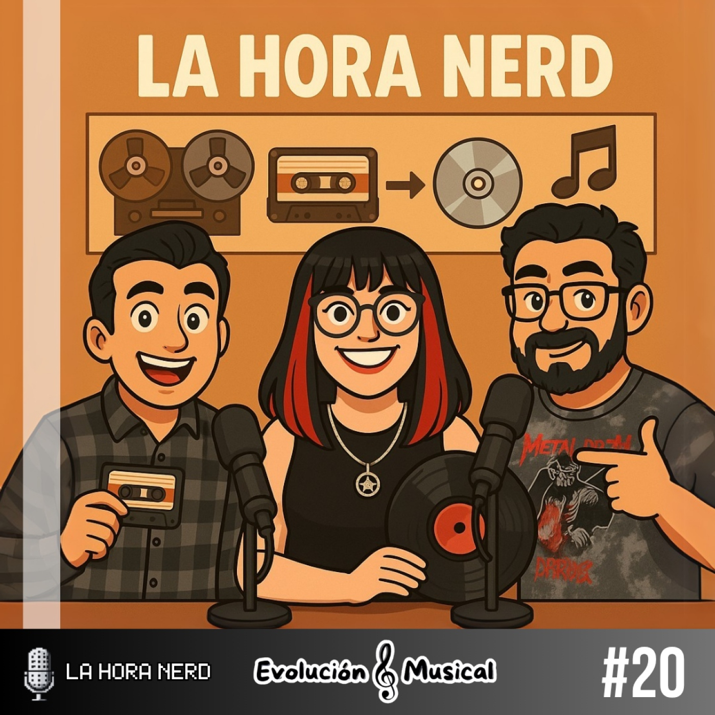 La Hora Nerd #20 ‐ Evolución Musical ft. La Chica Marvelous episode artwork