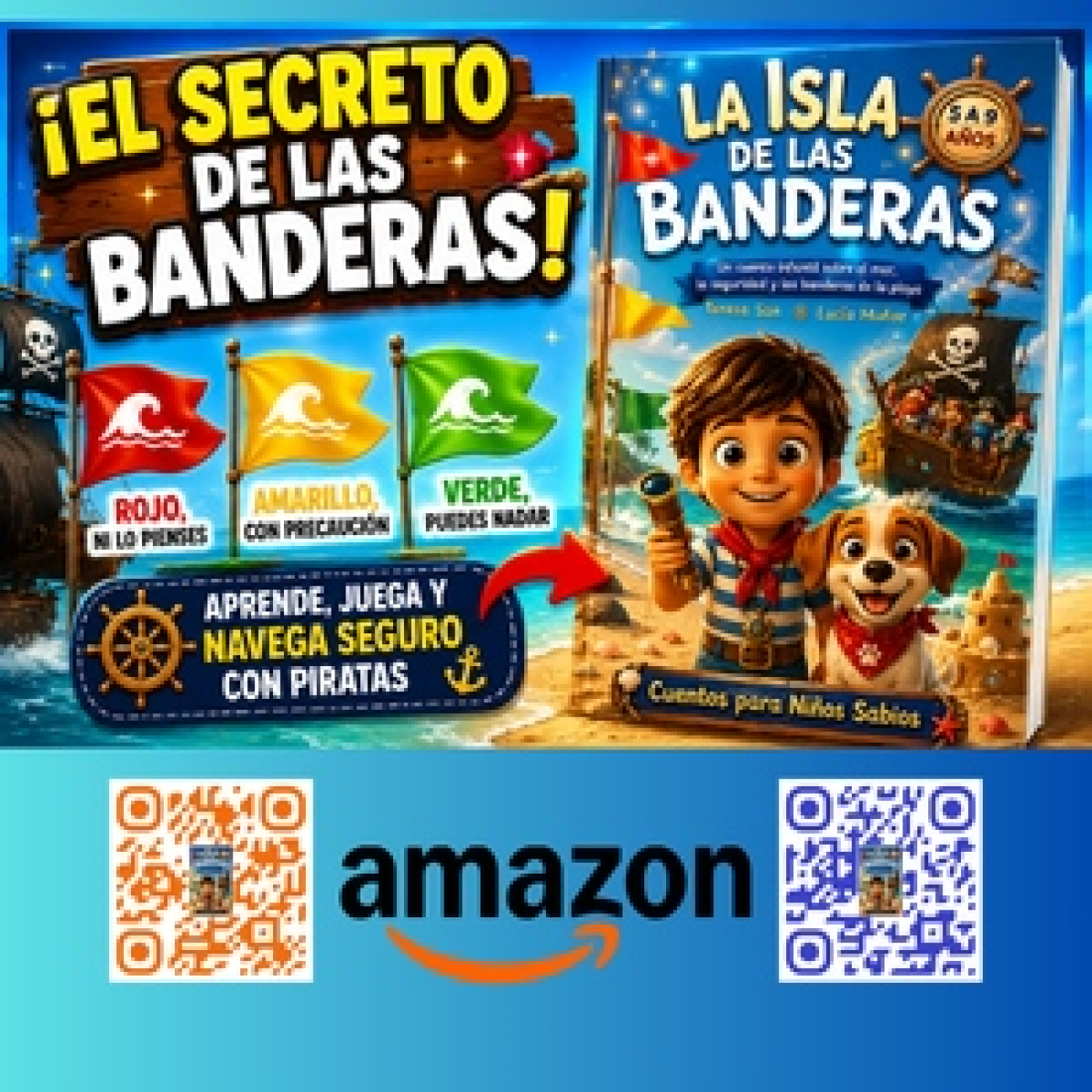  ‍☠️ La Isla de las Banderas | Aprende las Banderas de la Playa Jugando con Piratas episode artwork