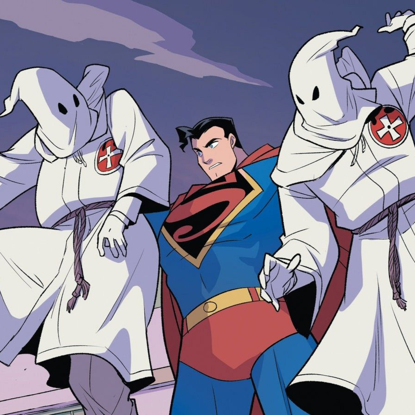 Superman contra el Klan-Clark Kent habla japonés y el periodismo en la búsqueda de la verdad episode artwork