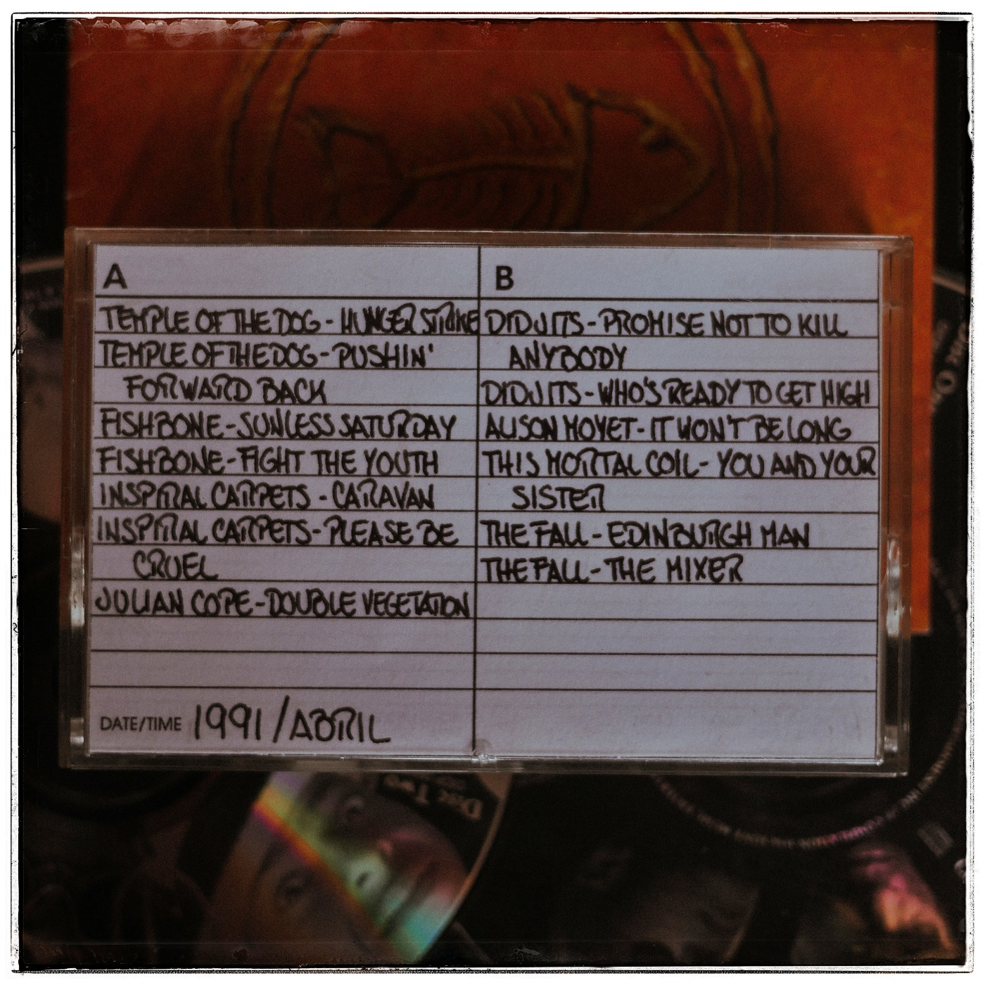 TDK 90s #58 - Abril 1991 (Temple Of The Dog - Fishbone - Inspiral Carpets) episode artwork