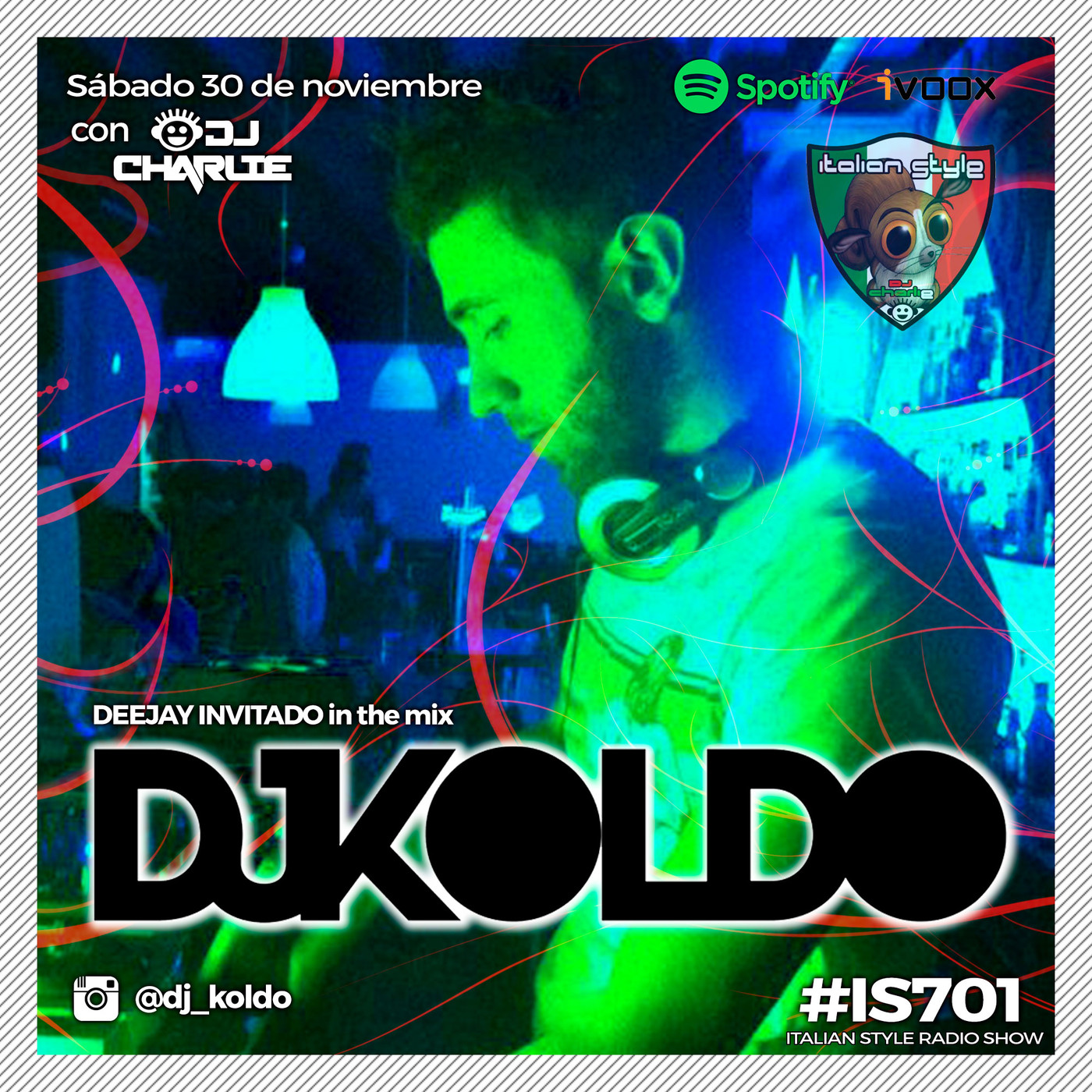 ITALIAN STYLE radio show 701 30-11-2019 episode artwork