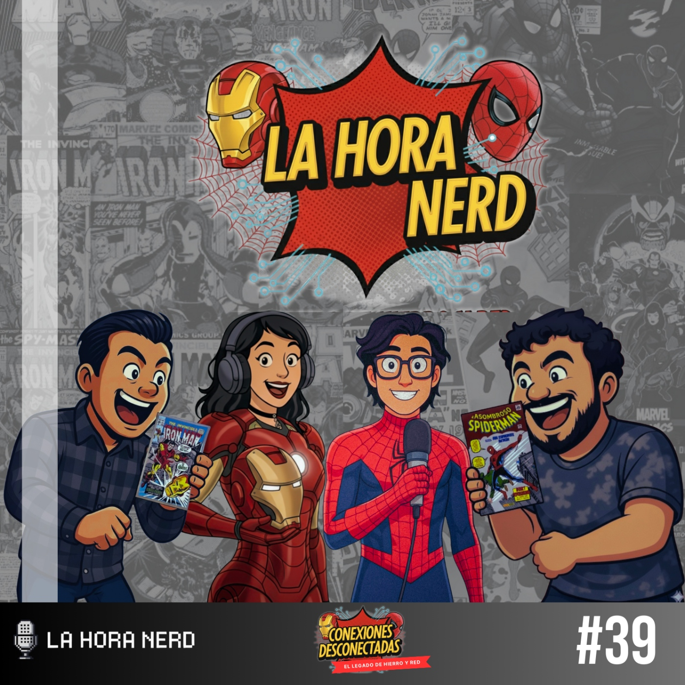 La Hora Nerd #39 – Conexiones Desconectadas: El Legado de Hierro y Red ft. Desconectados episode artwork