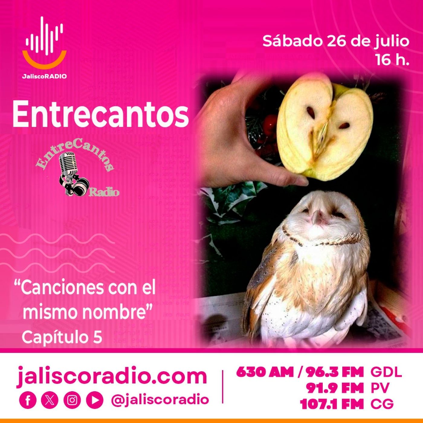 Programa Entrecantos 26 de JULIO, 2025: "Canciones con el mismo nombre" - Capítulo 5 episode artwork