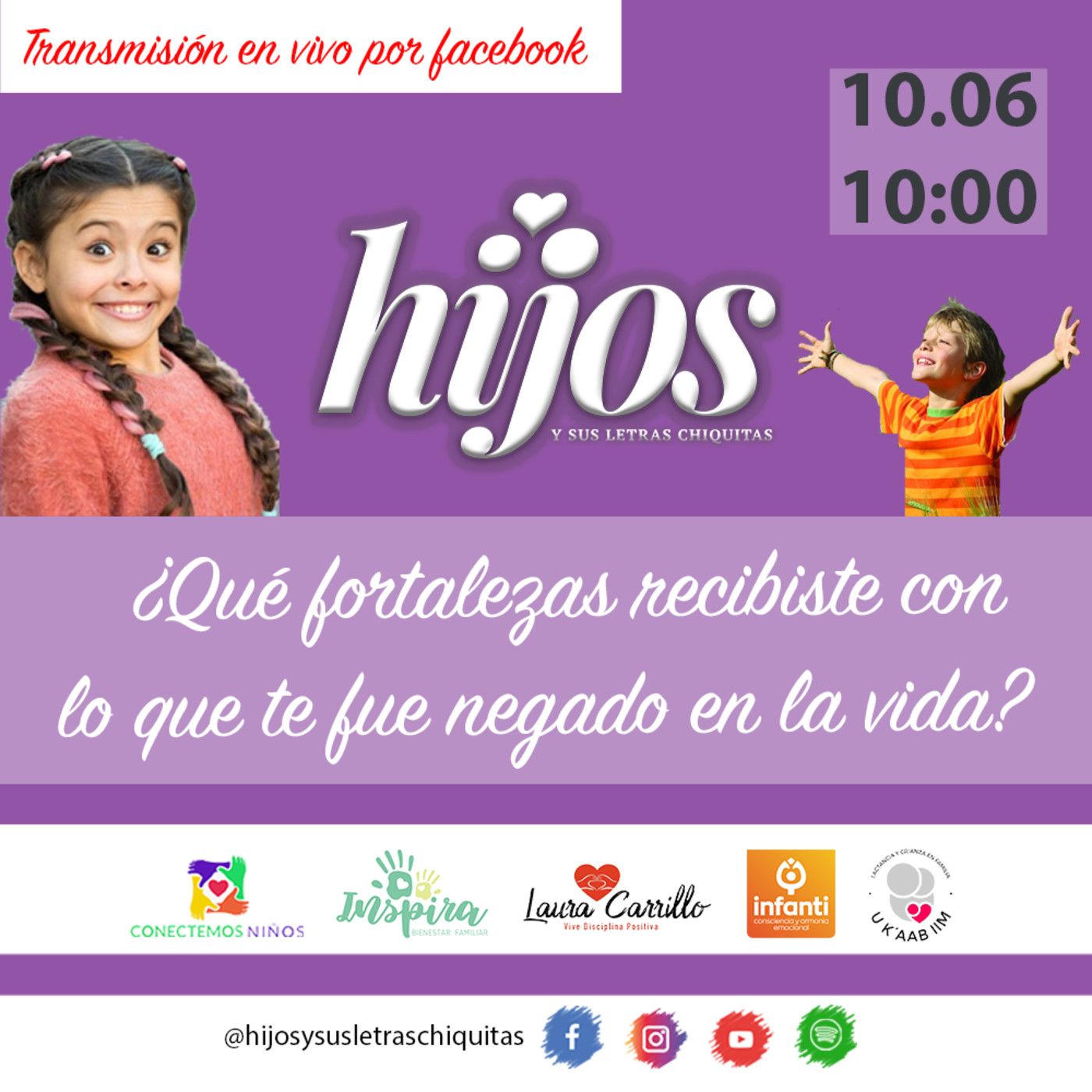 HIJOS Y SUS LETRAS CHIQUITAS