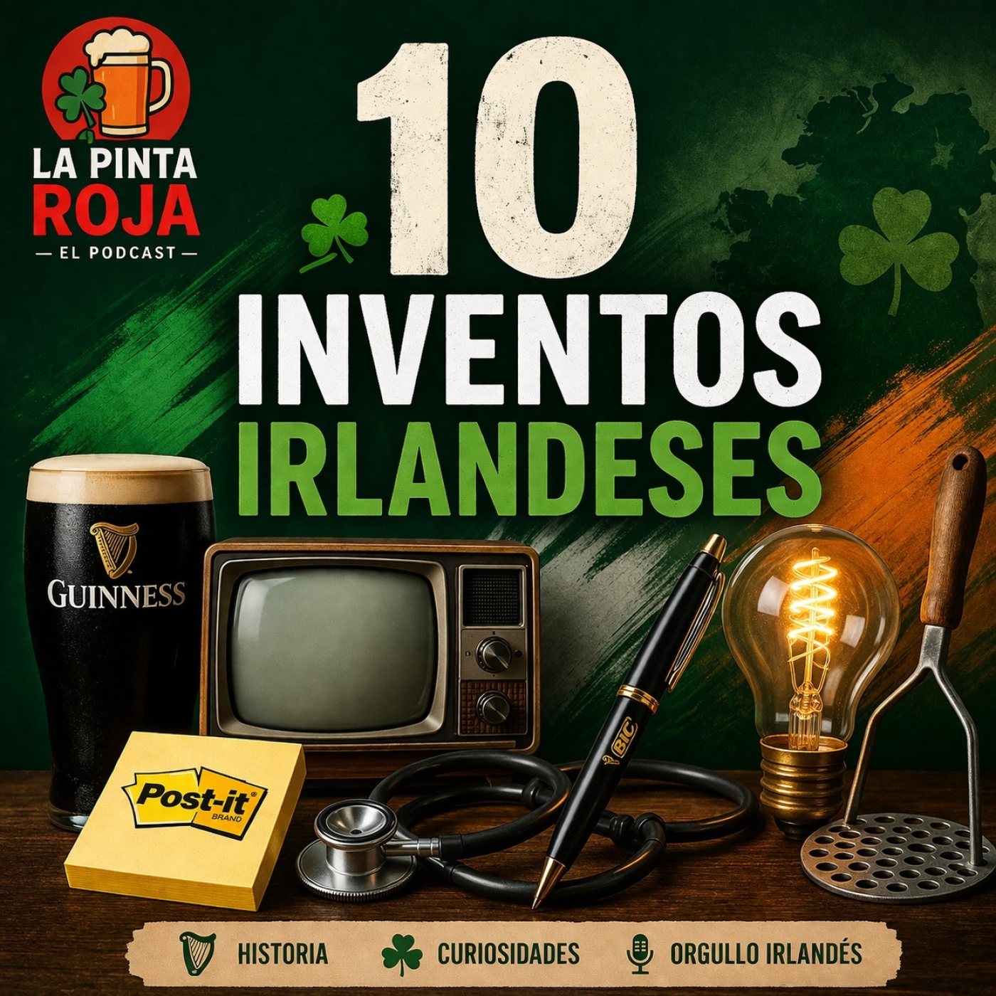La Pinta Roja: Los 10 mejores inventos irlandeses episode artwork