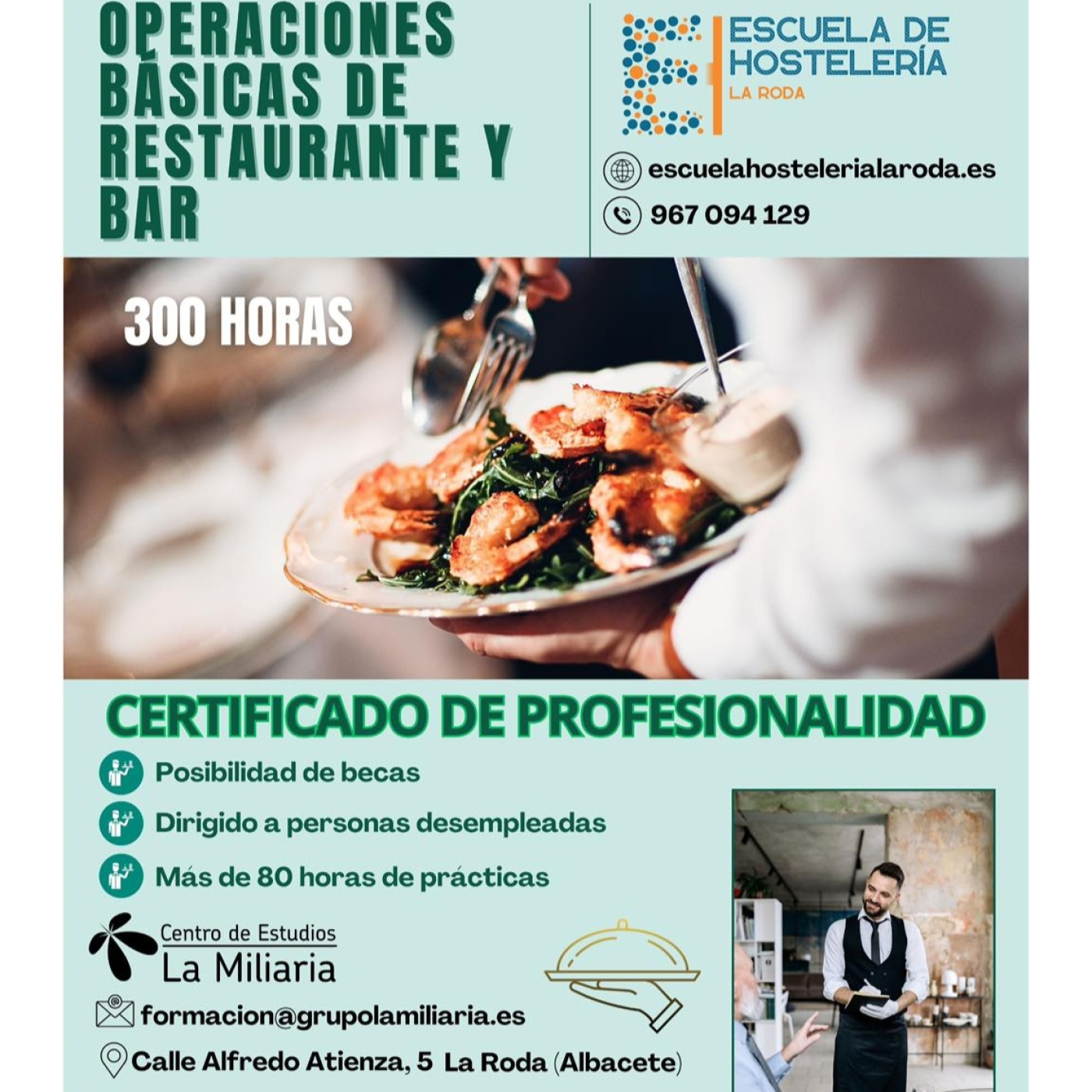 Curso de Formación de Operaciones Básicas de Restaurante y Bar (26-01-2024) episode artwork