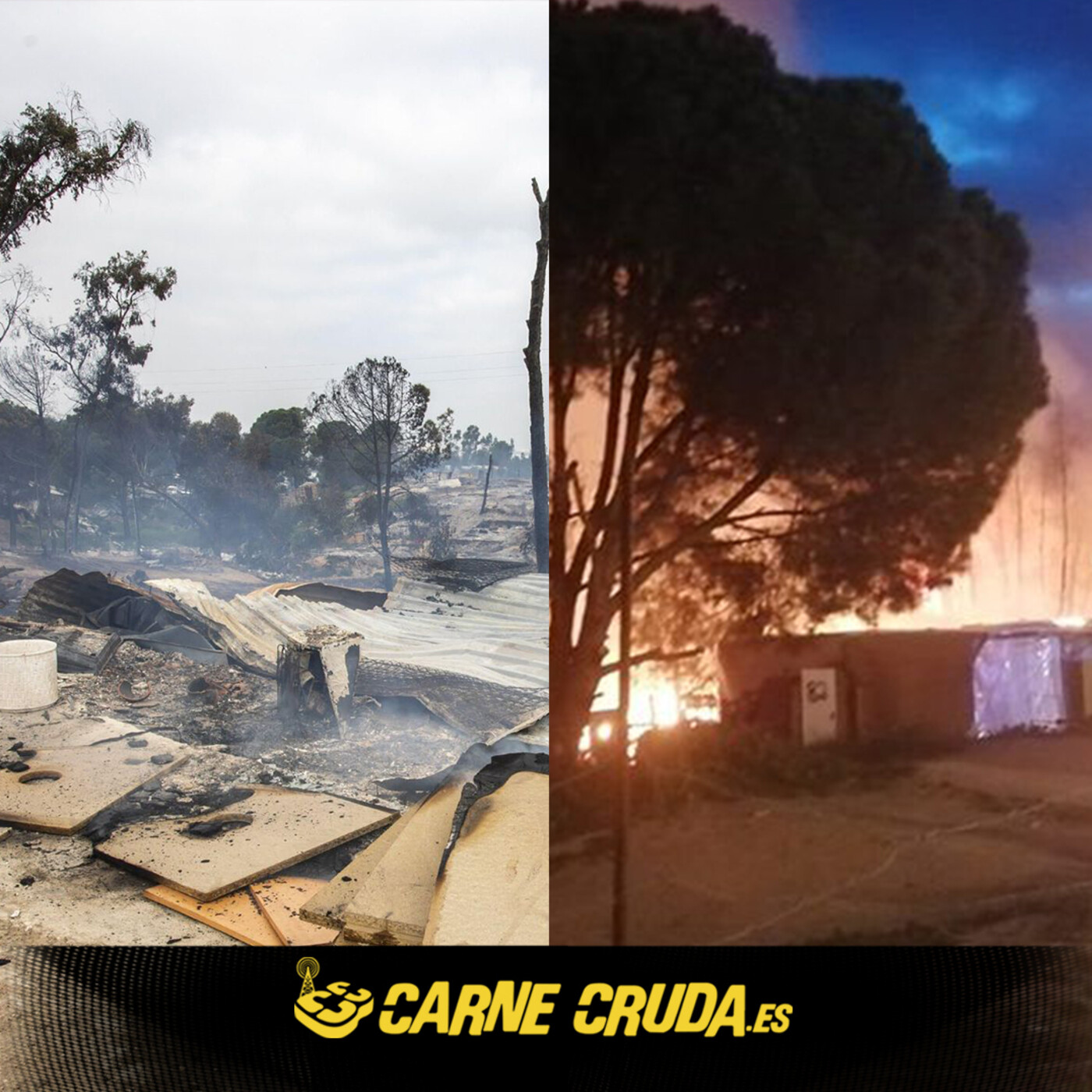 Carne Cruda - Gitanos y temporeras: los incendios que no vemos (#825)