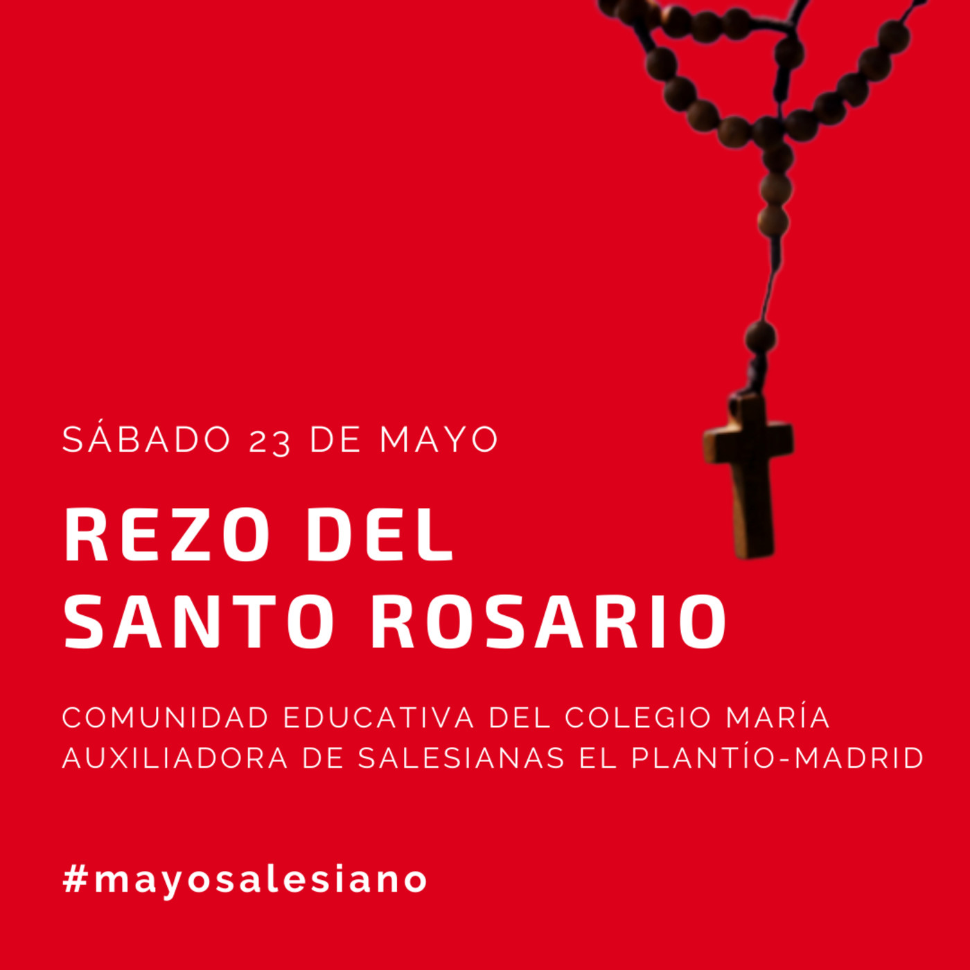 #MayoSalesiano: Santo Rosario