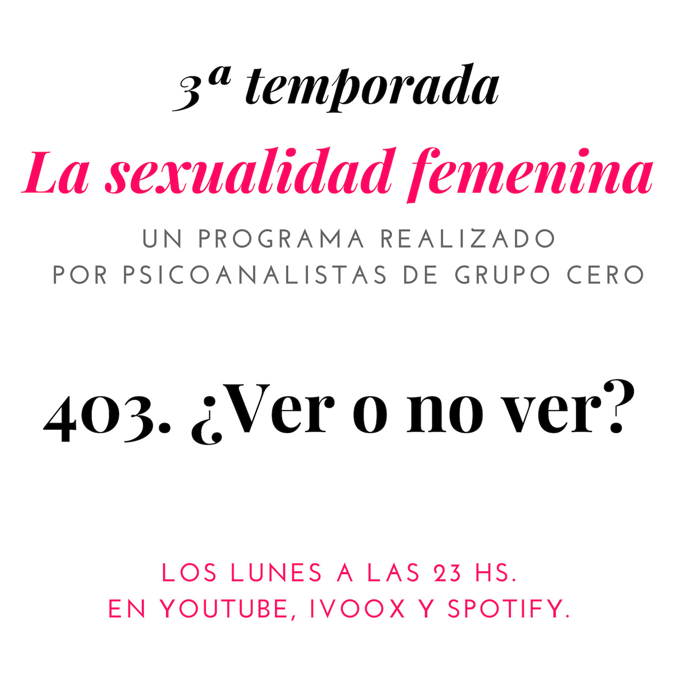 La sexualidad femenina radio.