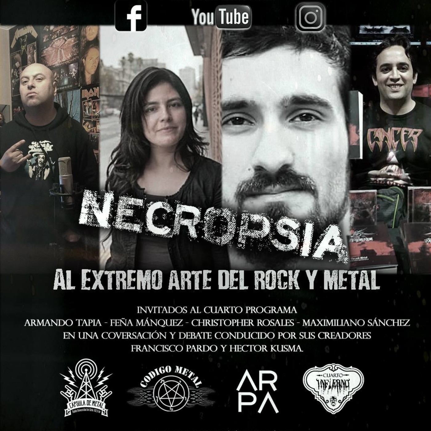 Necropsia al Extremo Arte del Rock y Metal