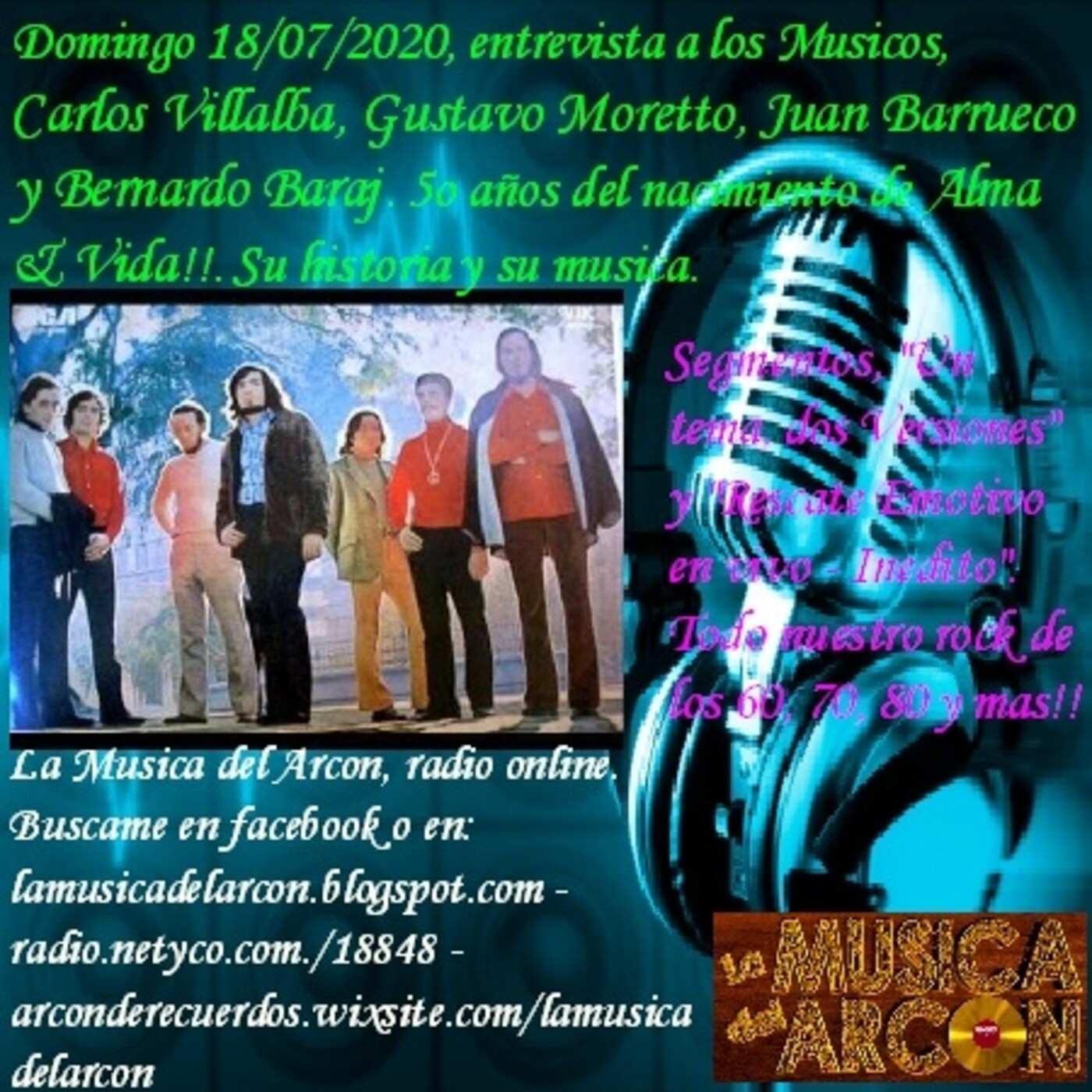 El Arcón del Rock Argento - Emisión nº 193 con Alma y Vida - 19/07/2020 episode artwork
