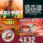 GR (4x32) Resident Evil 8, PS5, Modern Warfare 2 Remastered, Shinsekai into The Depths, Memories of Mars y Paper Beast