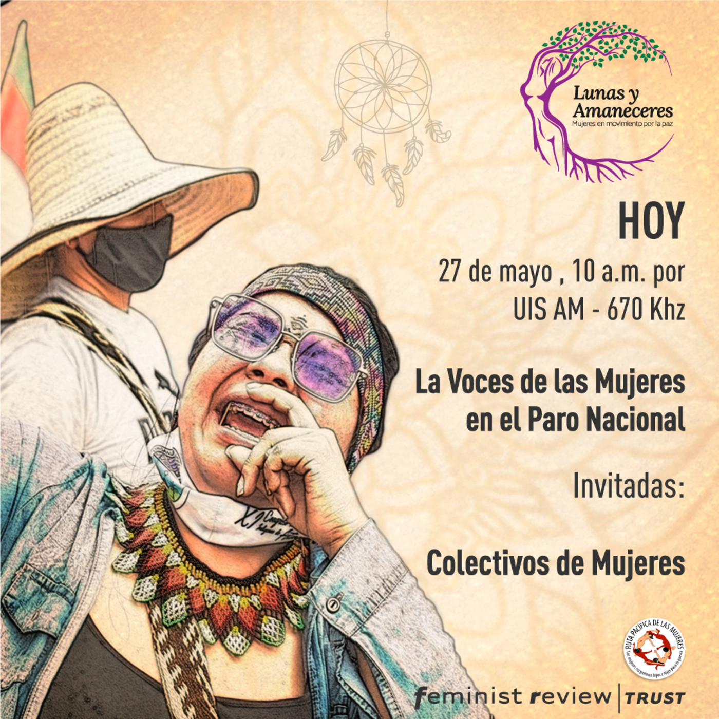 Lunas y Amaneceres, Mujeres en Movimiento X la Paz