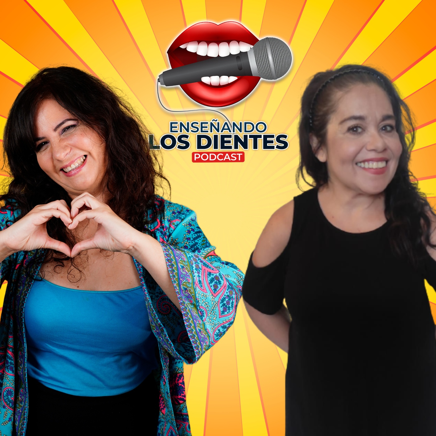Enseñando los dientes