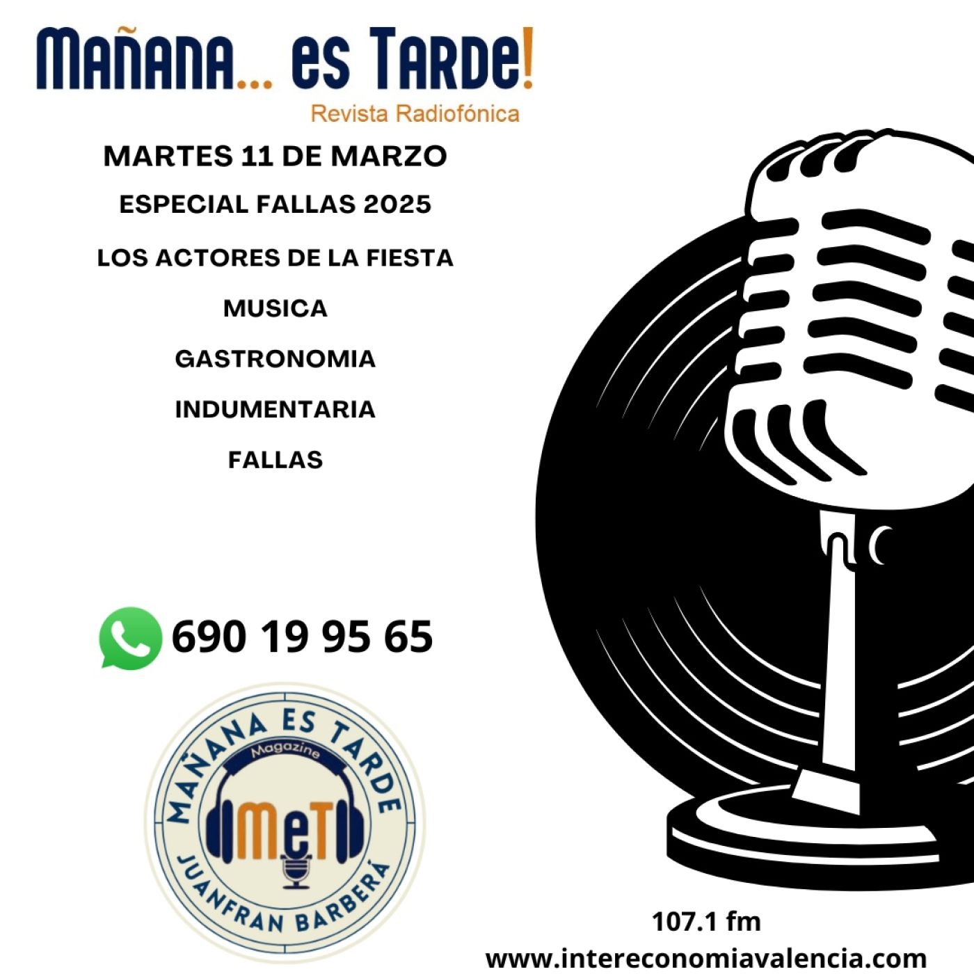 MAÑANA ES TARDE!!! MET 11 DE MARZO DE 2025 ESPECIAL FALLAS 2025 episode artwork
