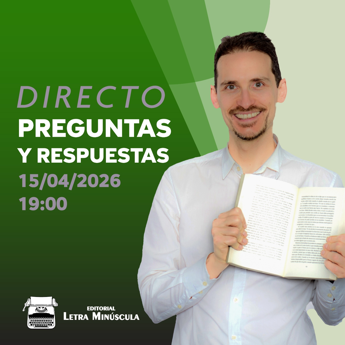 ⚡(121) Directo de PREGUNTAS y RESPUESTAS (15-04-2026 · 19:00 H)