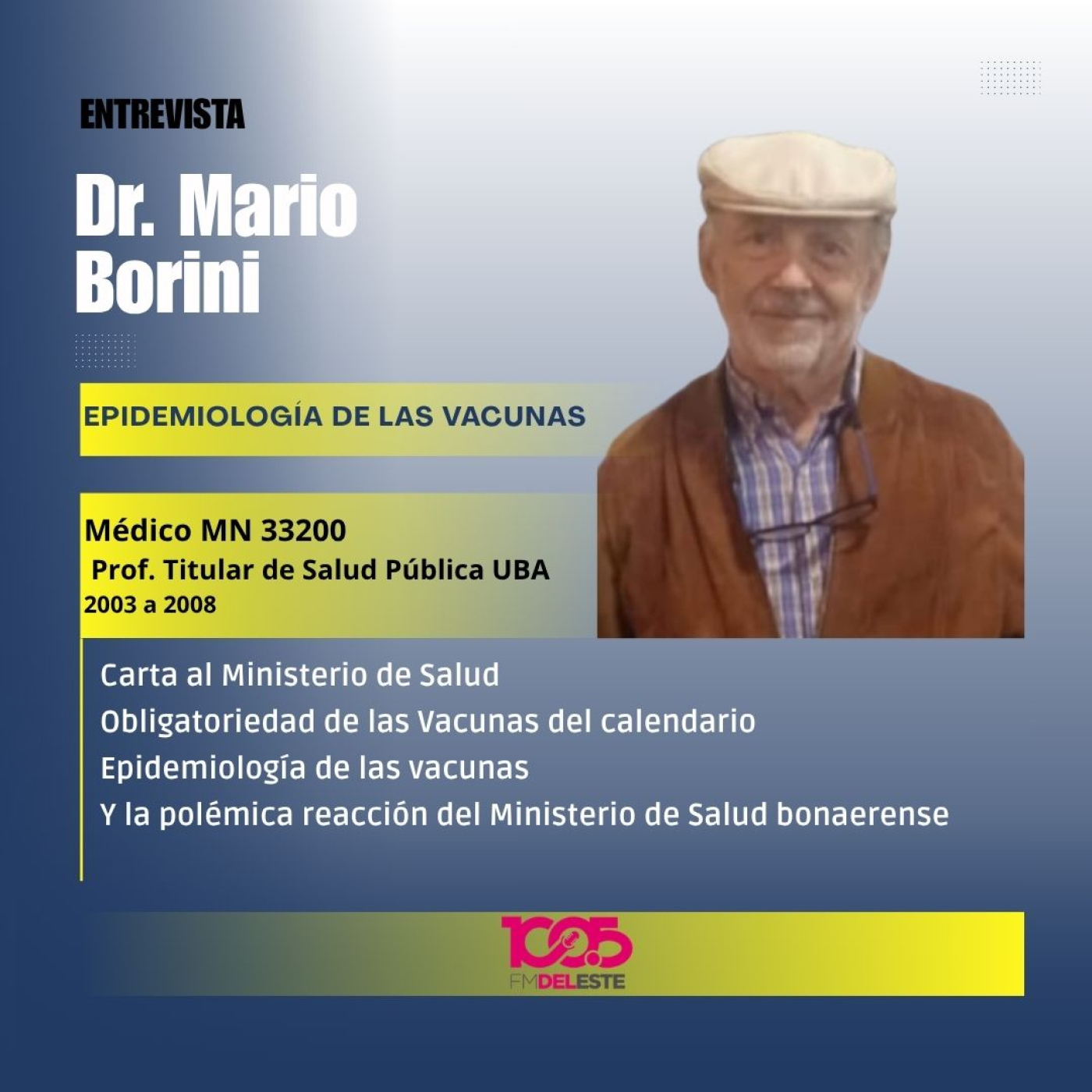 Salud, ciencia y controversia: la charla con el Dr. Mario Borini episode artwork