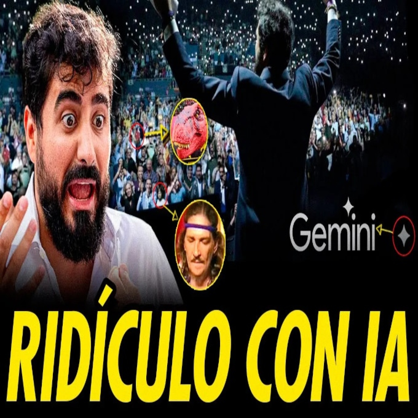 ALVISE ARREGLA SU PINCHAZO CON IA Y LE SALE MAL: APARECEN RATAS Y DINOSAURIOS ENTRE EL PÚBLICO