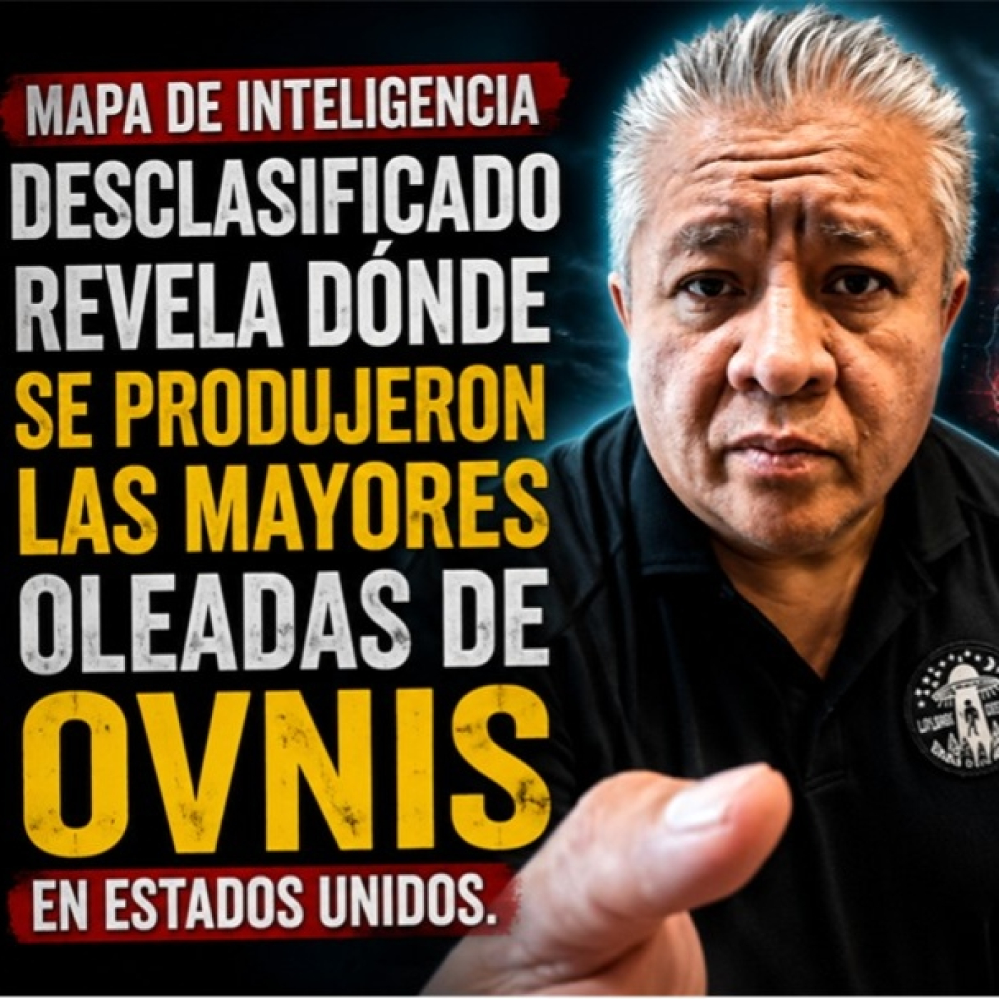 LOS DESVELADOS - MAPA DESCLASIFICADO REVELA DONDE SE PRODUJERON LAS MAYORES OLEADAS DE OVNIS EE.UU. episode artwork