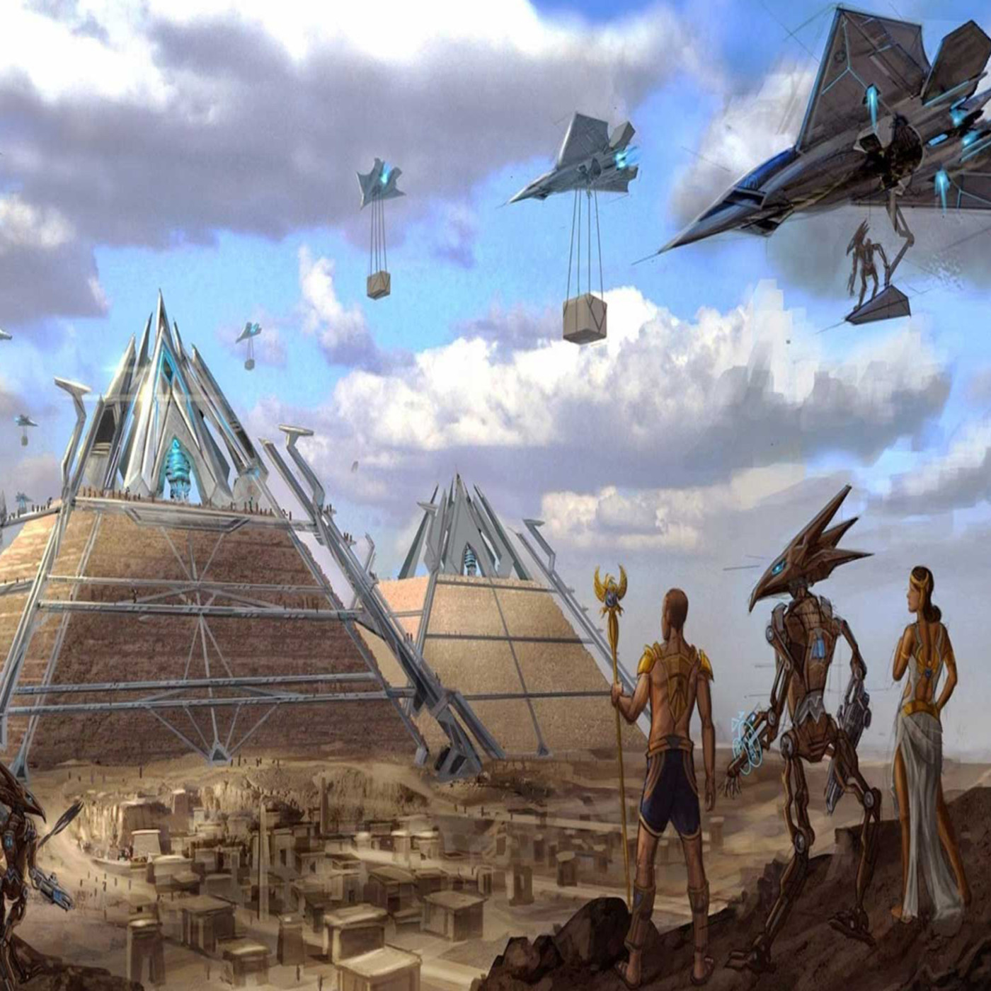 ESOS OVNIS, EL PADRE PÍO // LOS CONSTRUCTORES DE PIRÁMIDES. (30 p.5t.)