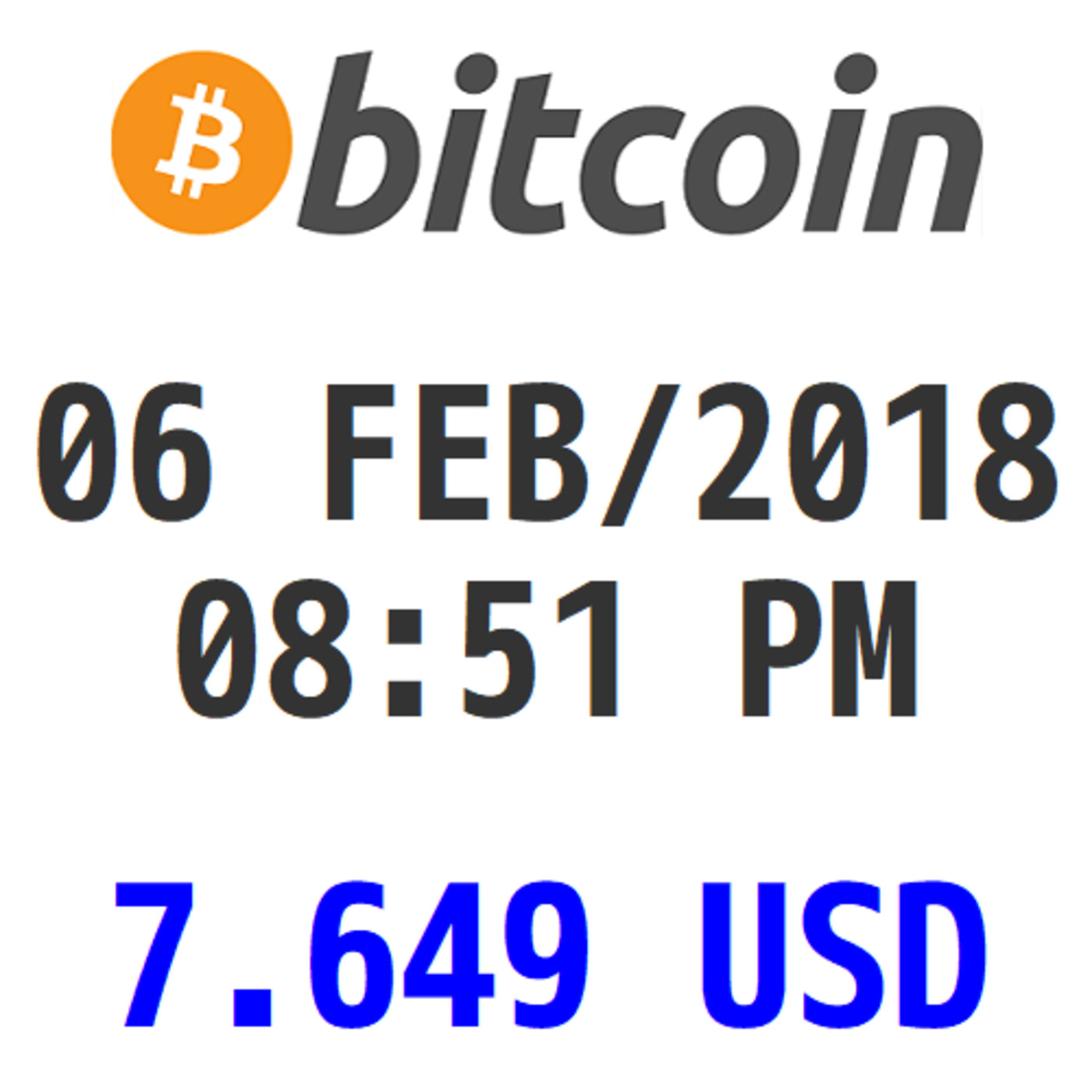 Bitcoin y Criptomonedas 06 FEB/2018 08:51 PM